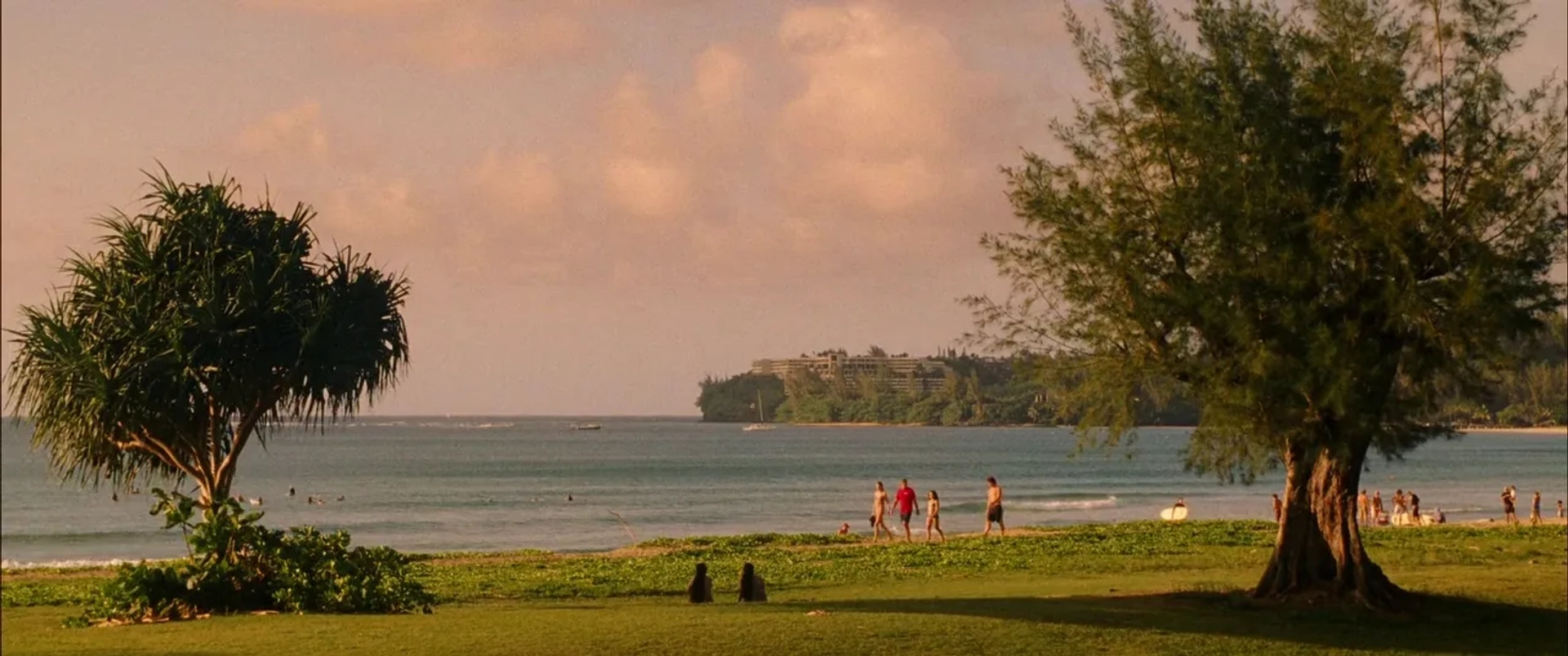 George Clooney, Shailene Woodley, Nick Krause, and Amara Miller in The Descendants (2011)