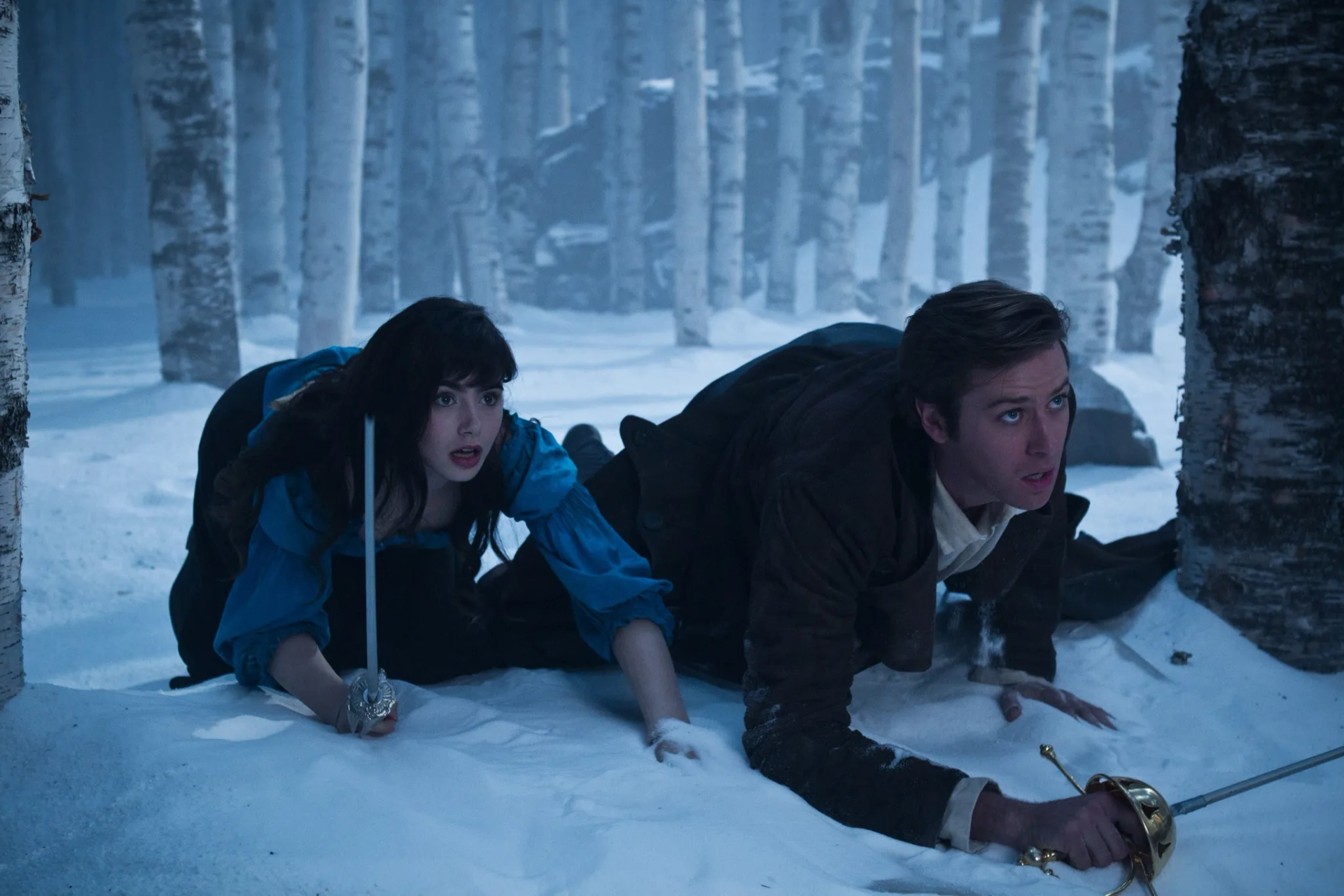 Armie Hammer and Lily Collins in Mirror Mirror (2012)