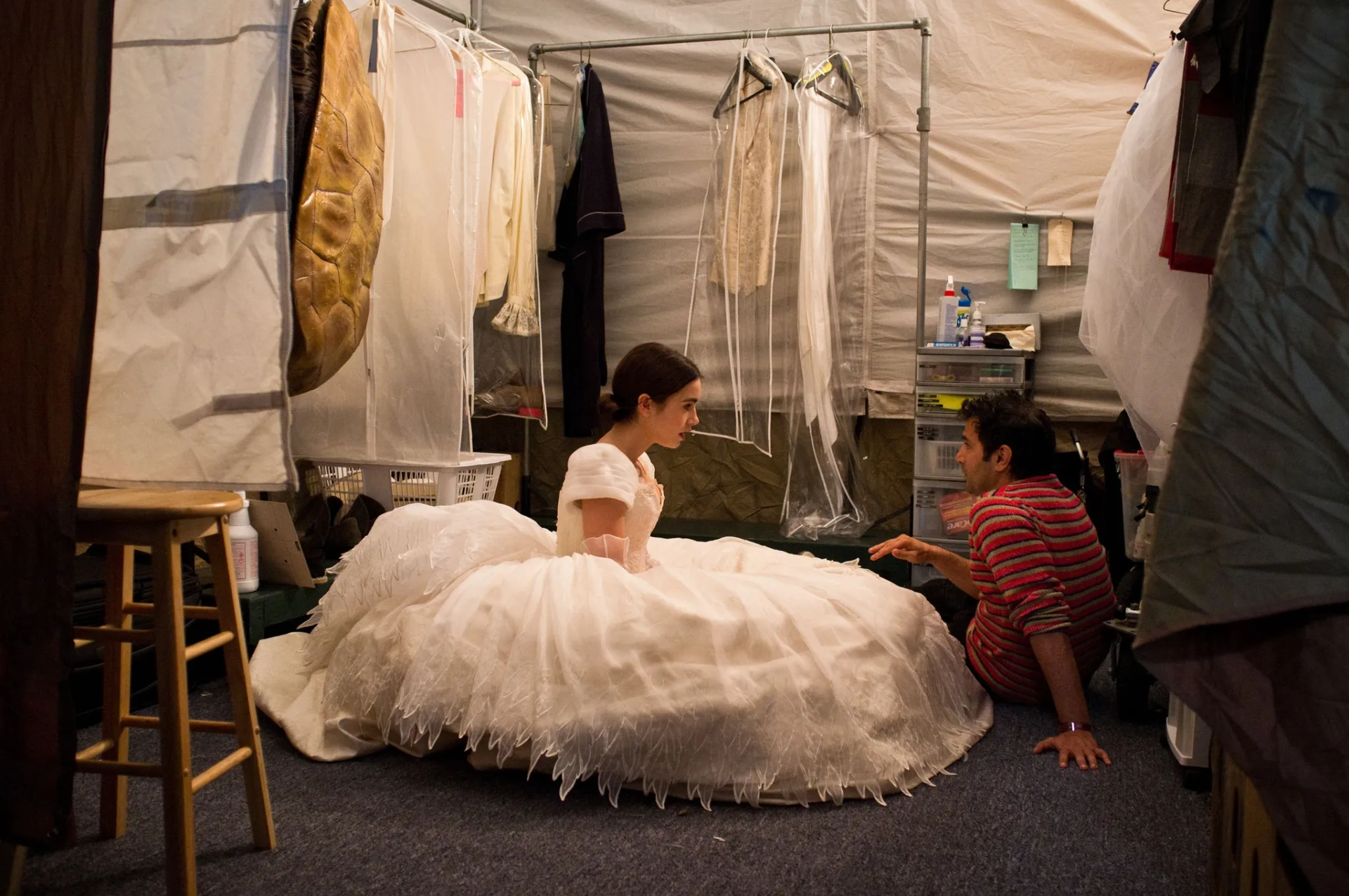 Tarsem Singh and Lily Collins in Mirror Mirror (2012)