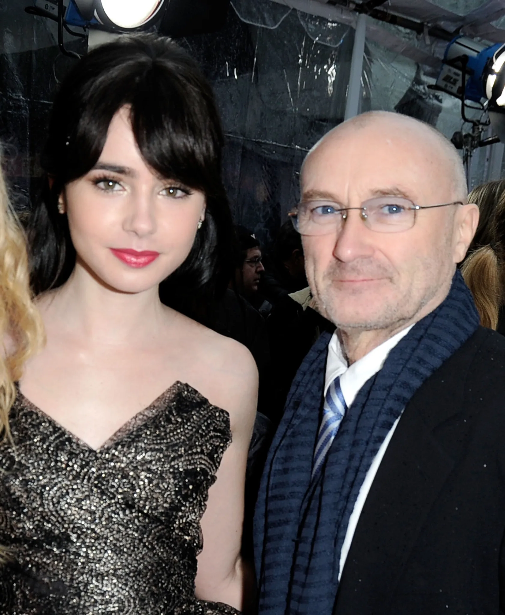 Phil Collins and Lily Collins at an event for Mirror Mirror (2012)