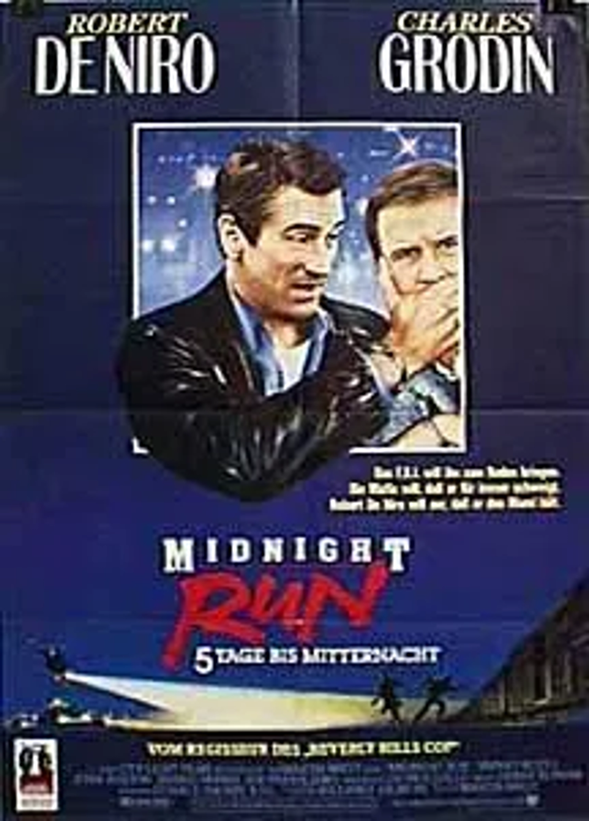 Robert De Niro and Charles Grodin in Midnight Run (1988)