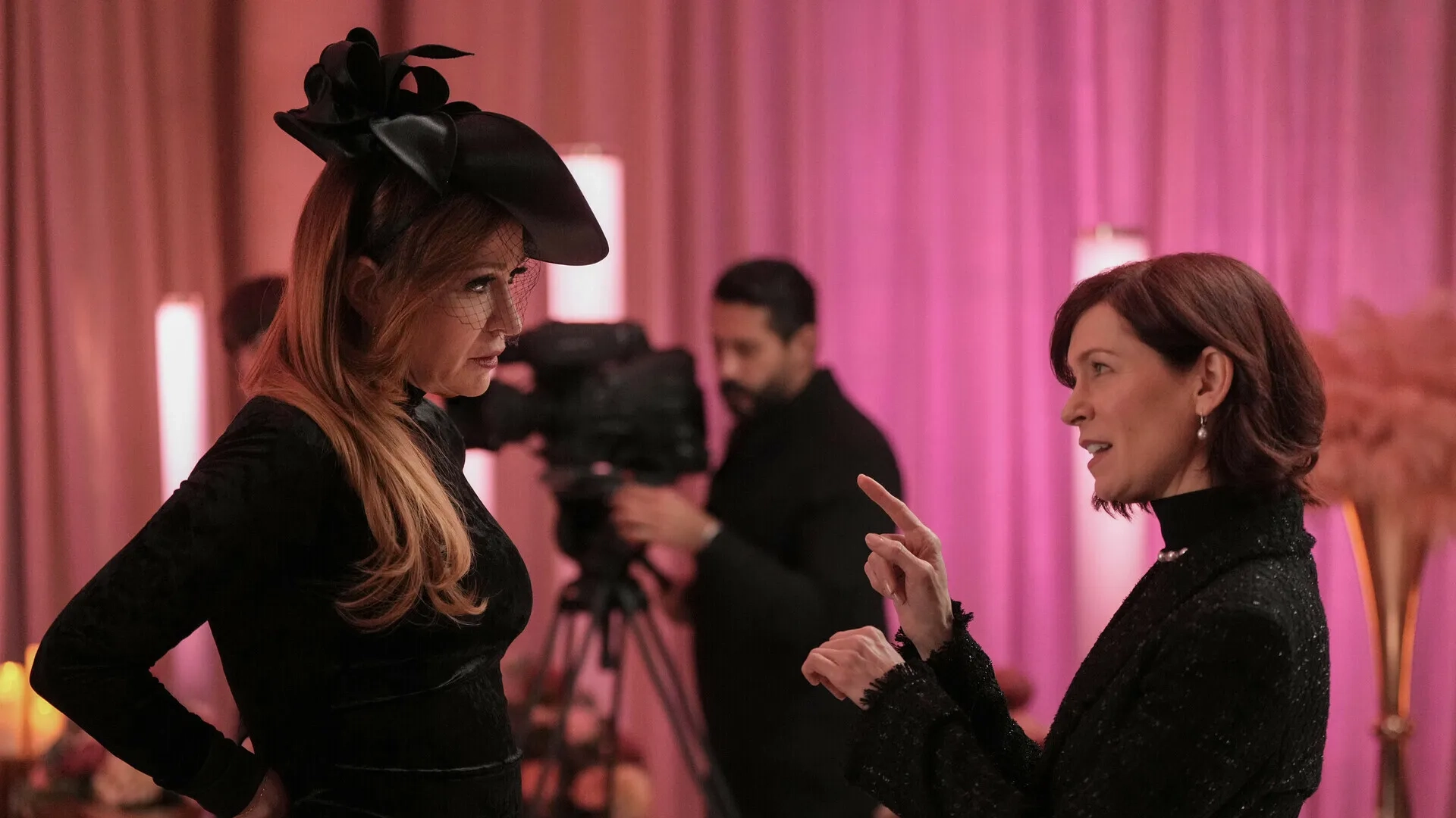 Rebecca Creskoff and Carrie Preston in Elsbeth (2024)