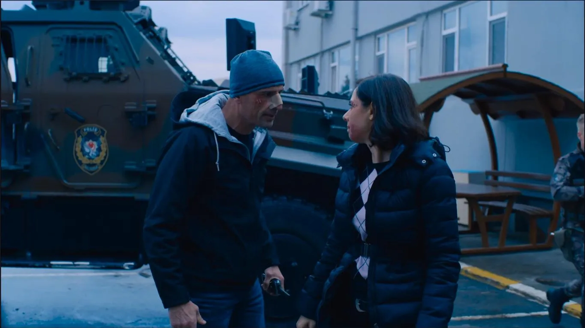 Ahu Türkpençe and Ahmet Pinar in Wolf (2018)