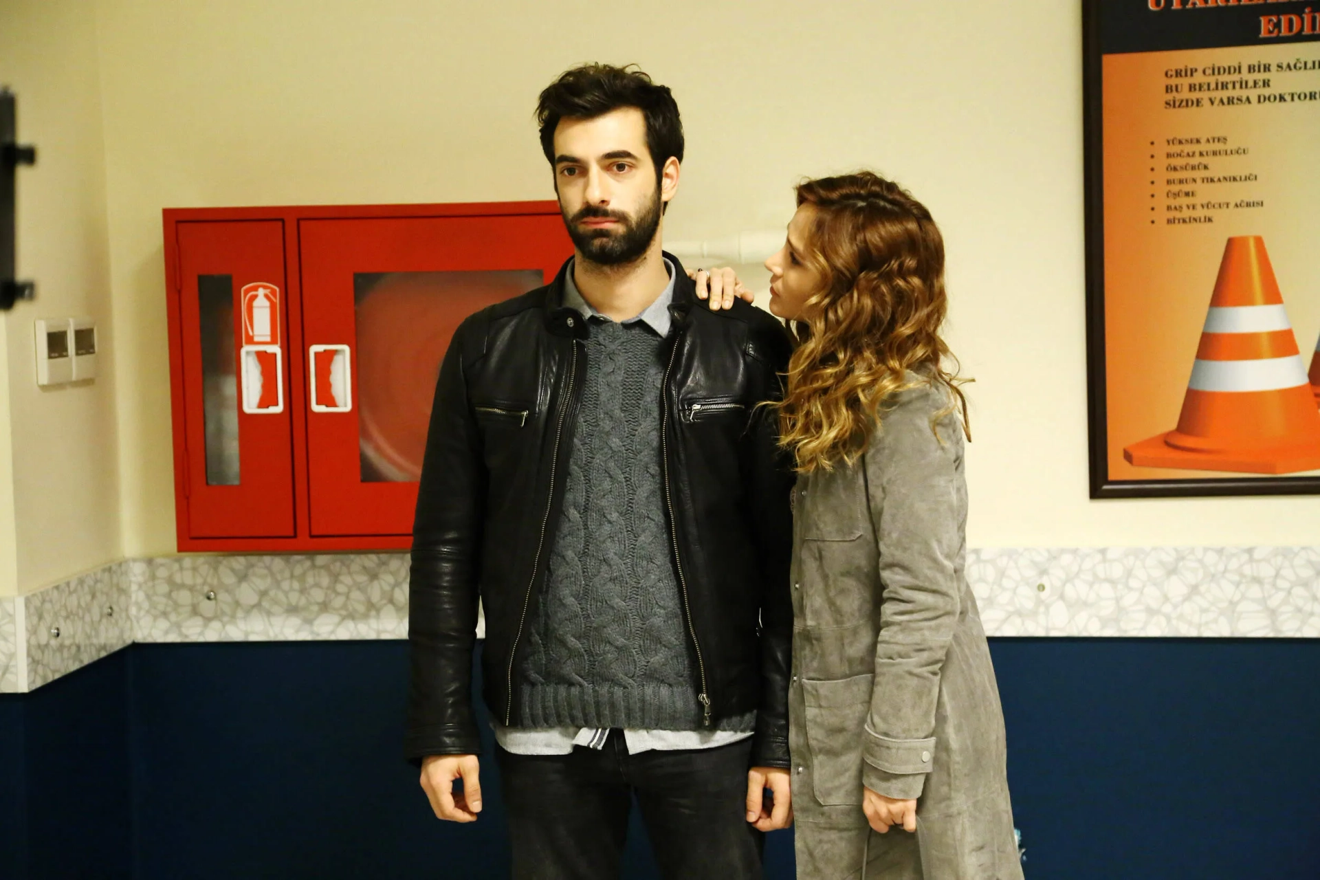 Burçin Terzioglu and Ilker Kaleli in For My Son (2015)