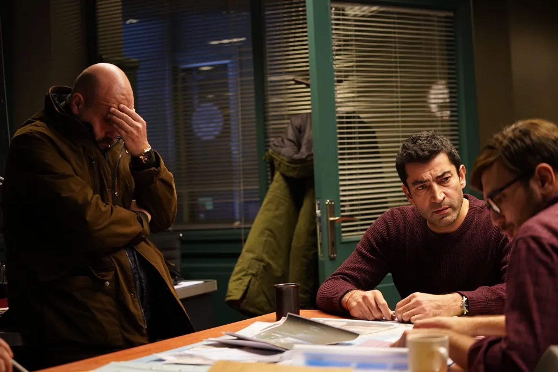 Samet Kaan Kuyucu, Kenan Imirzalioglu, and Ahmet Mümtaz Taylan in Alef (2020)