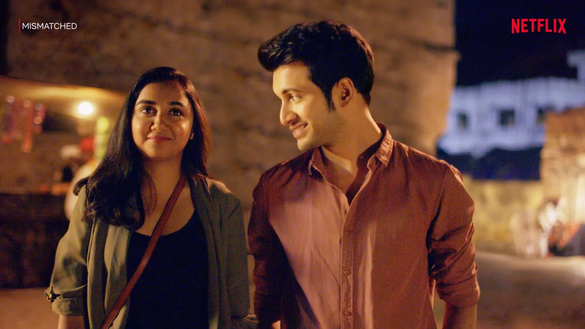 Rohit Saraf and Prajakta Koli in Mismatched (2020)