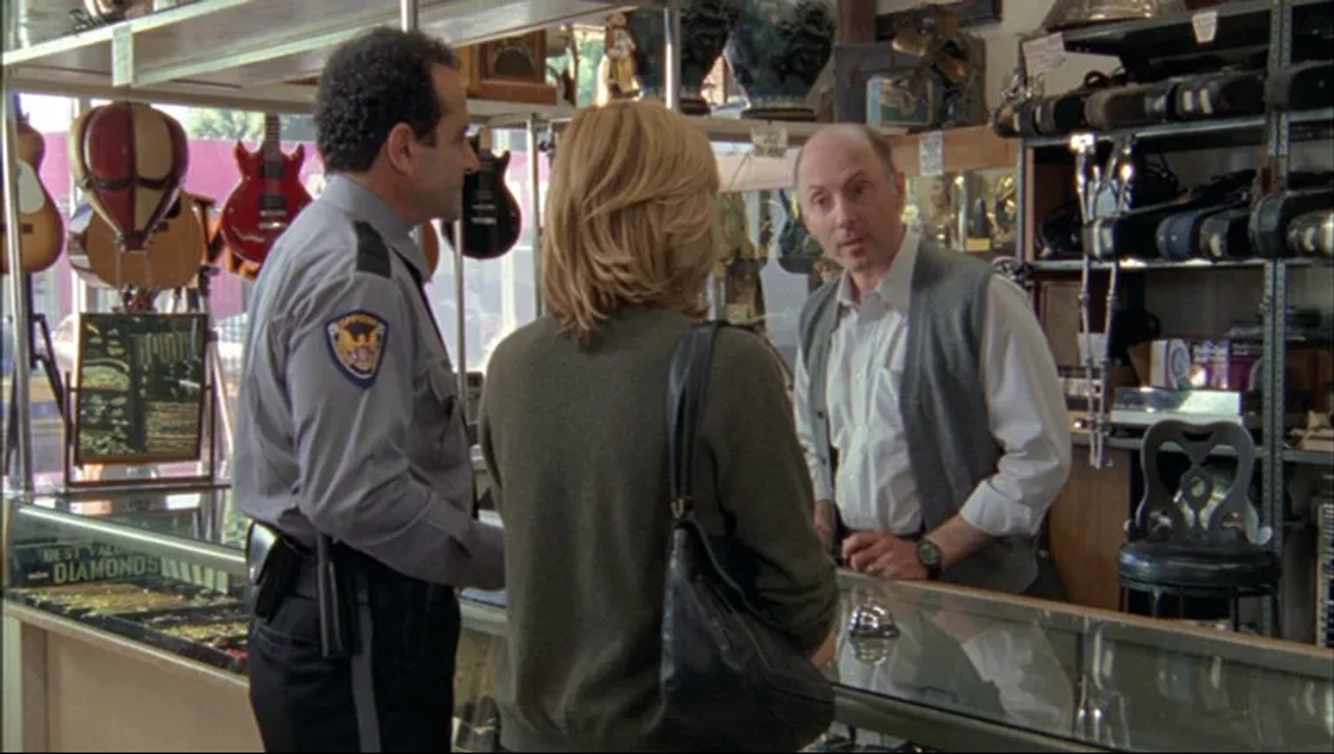 Tony Shalhoub, Traylor Howard, and Dan Castellaneta in Monk (2002)