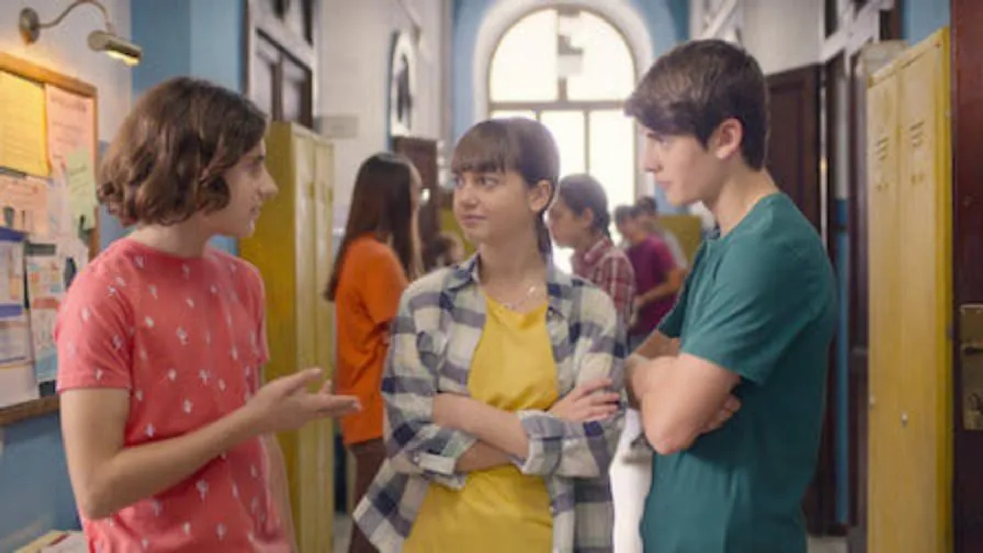 Liam Nicolosi, Andrea Arru, and Flavia Leone in DI4RIES (2022)