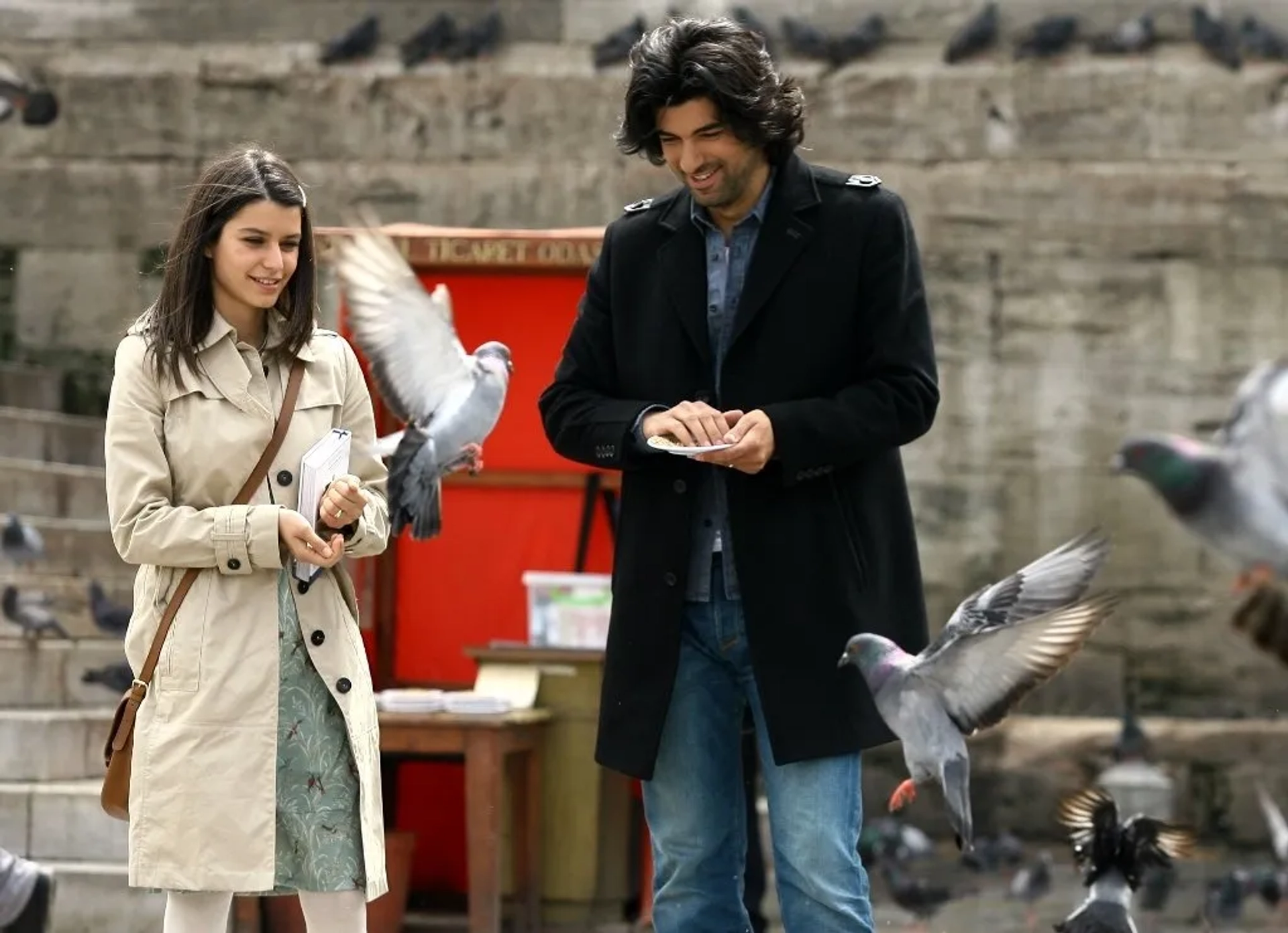 Beren Saat and Engin Akyürek in What Is Fatmagul's Fault? (2010)