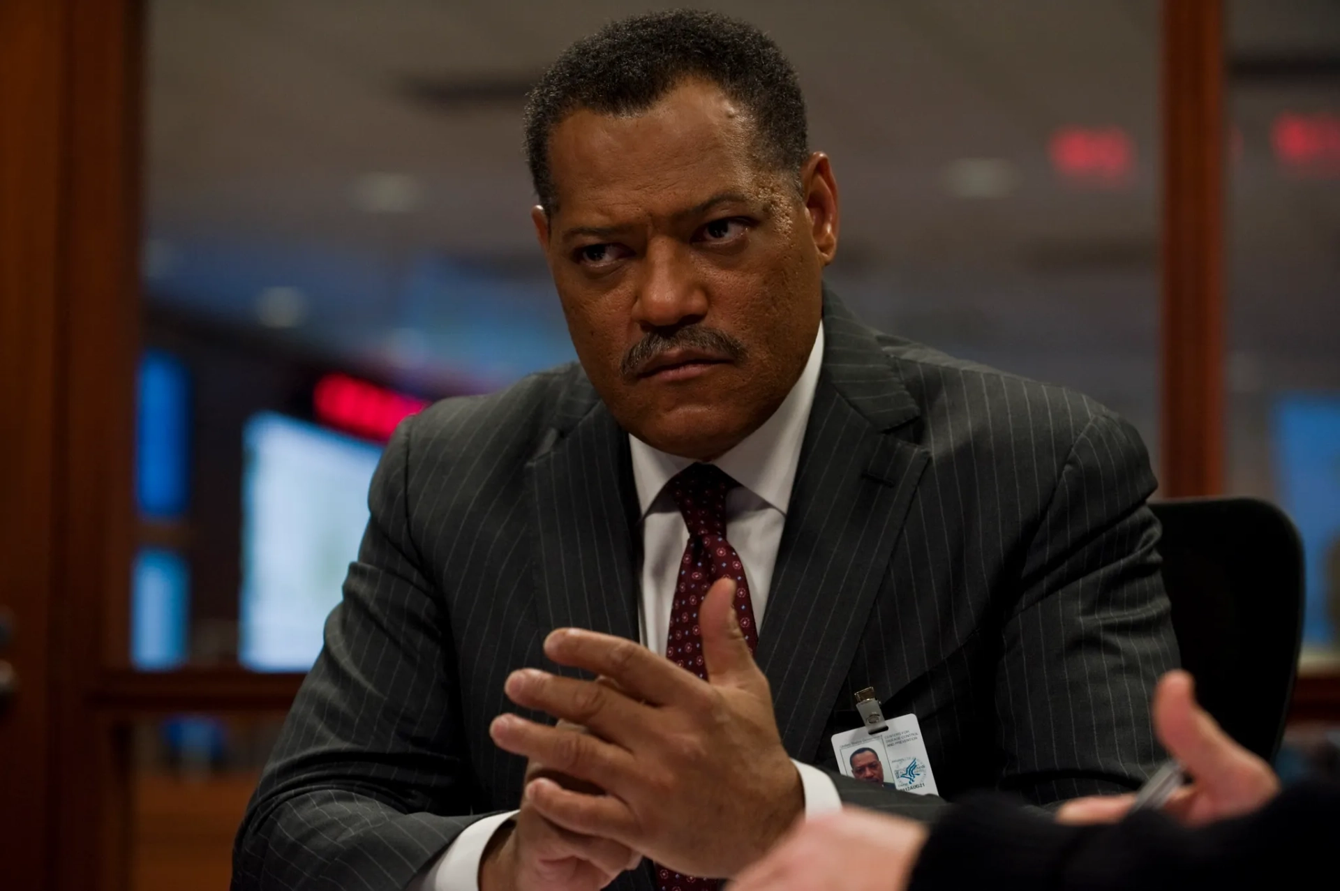 Laurence Fishburne in Contagion (2011)