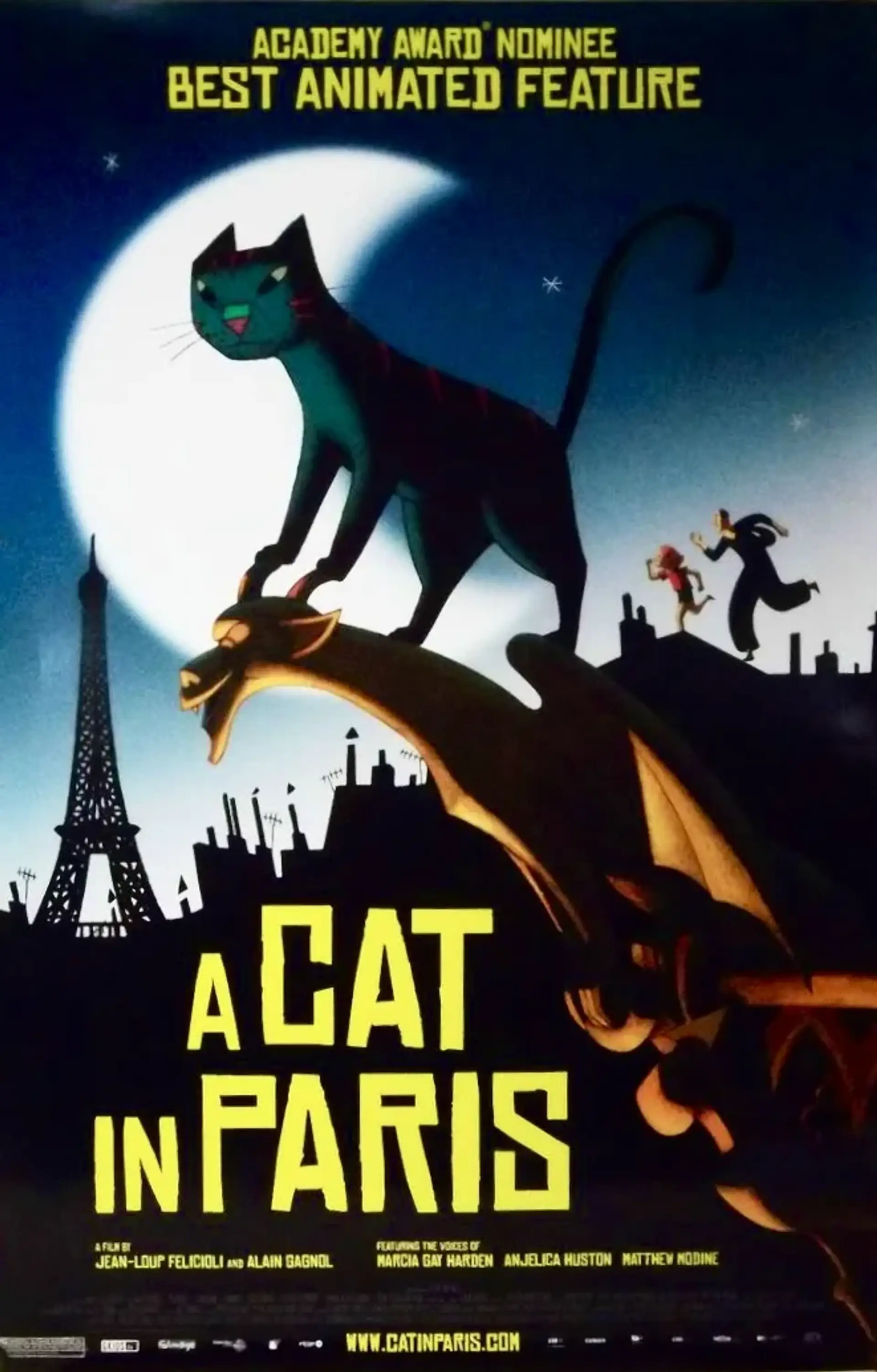 انیمیشن گربه ای در پاریس (A Cat in Paris 2010)