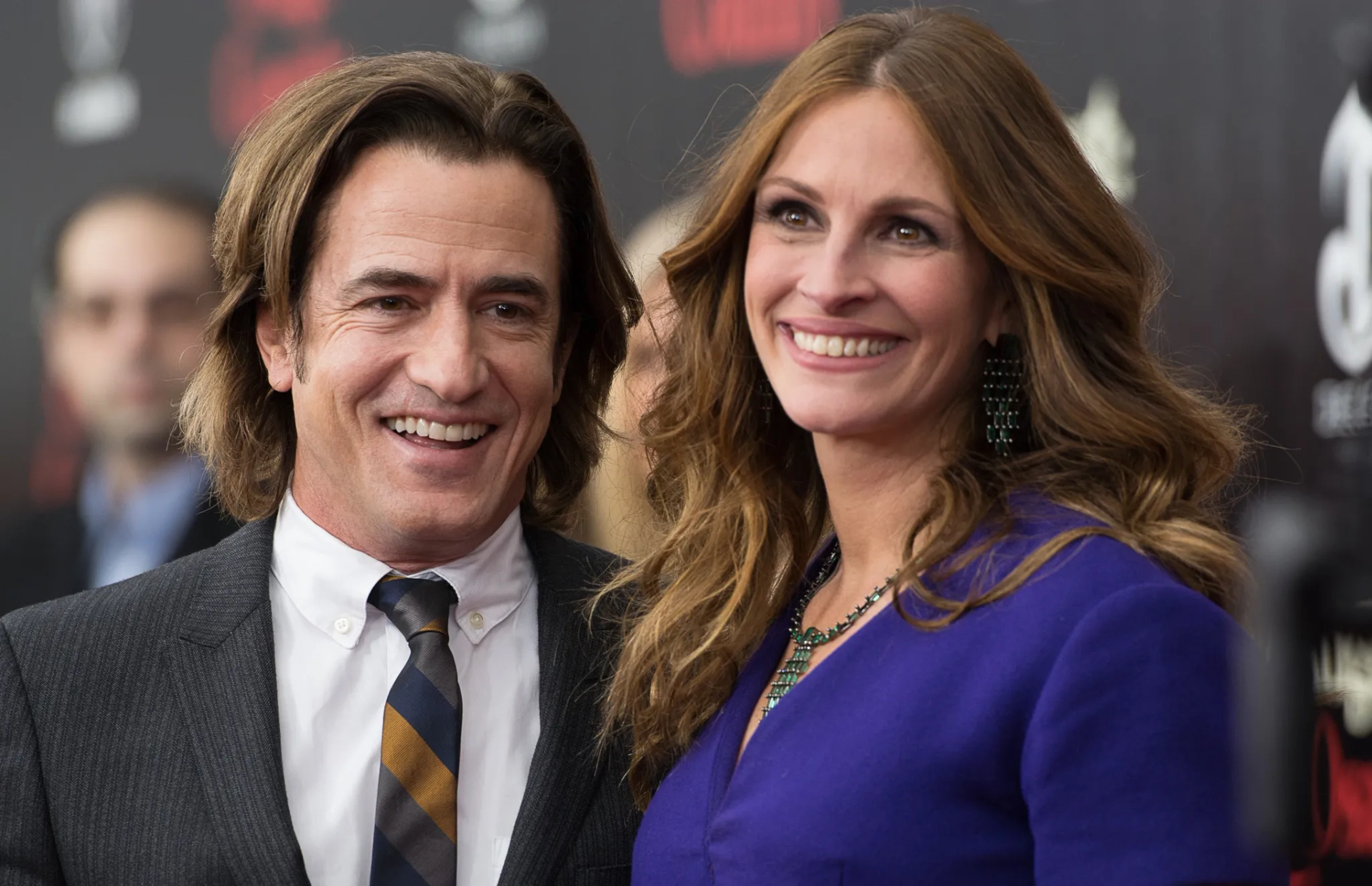 Julia Roberts and Dermot Mulroney at an event for August: Osage County (2013)