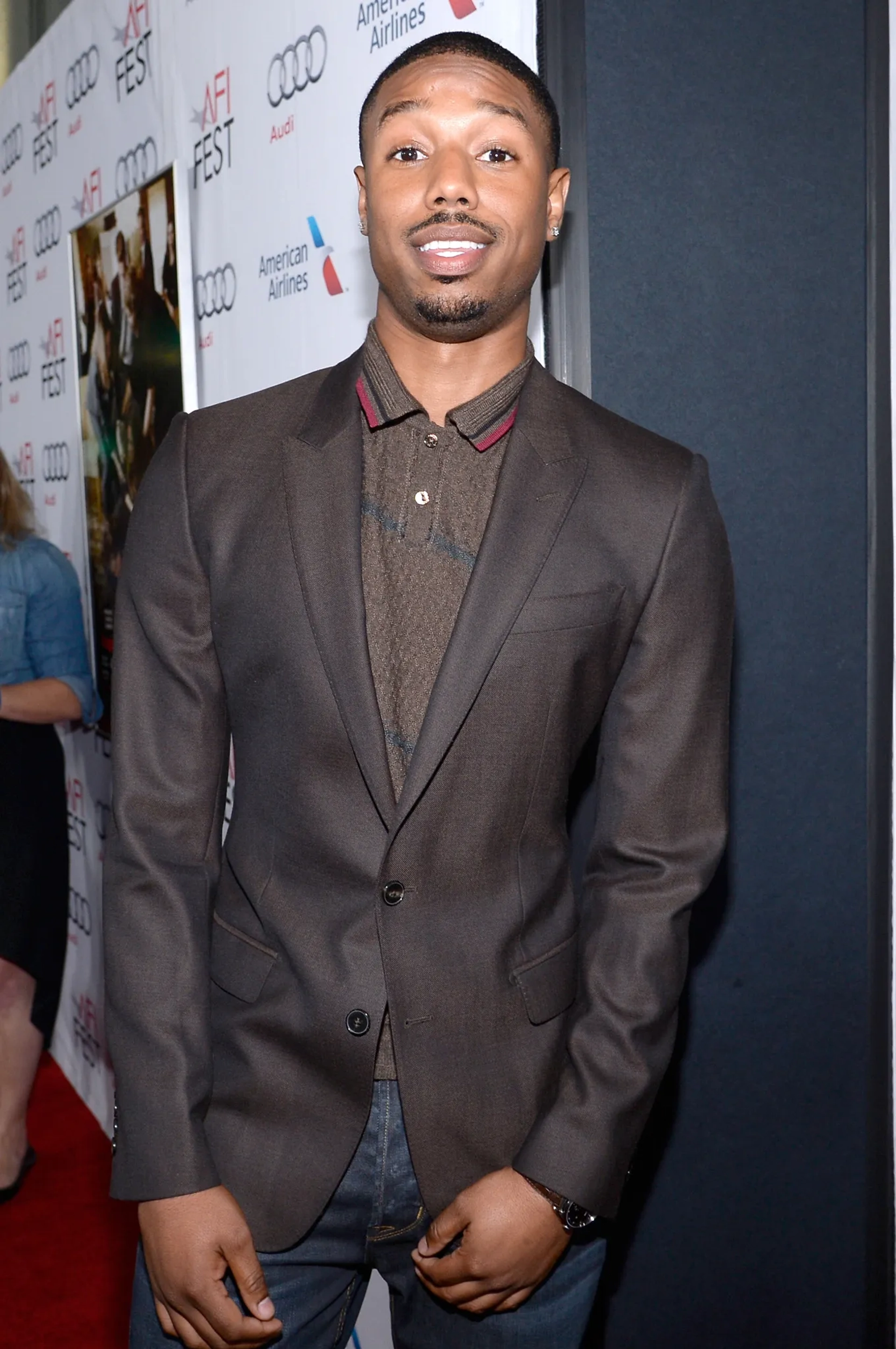 Michael B. Jordan at an event for August: Osage County (2013)