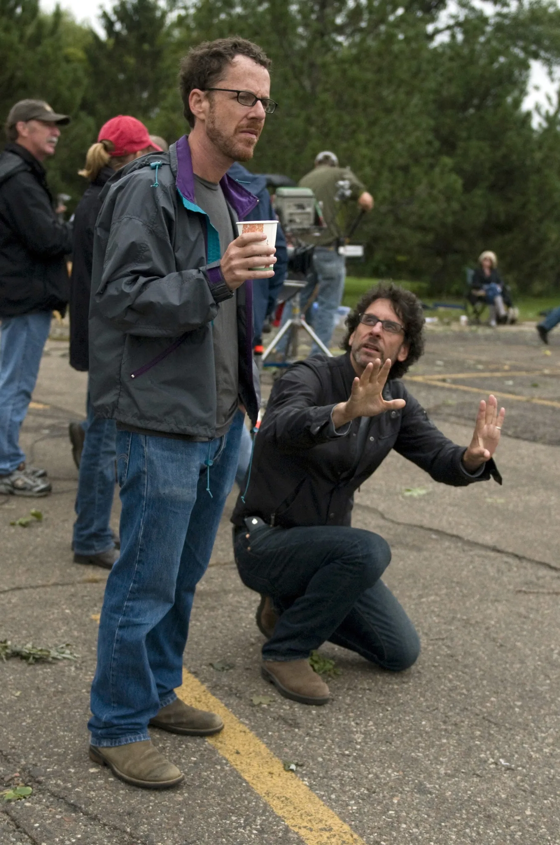 Ethan Coen and Joel Coen in A Serious Man (2009)