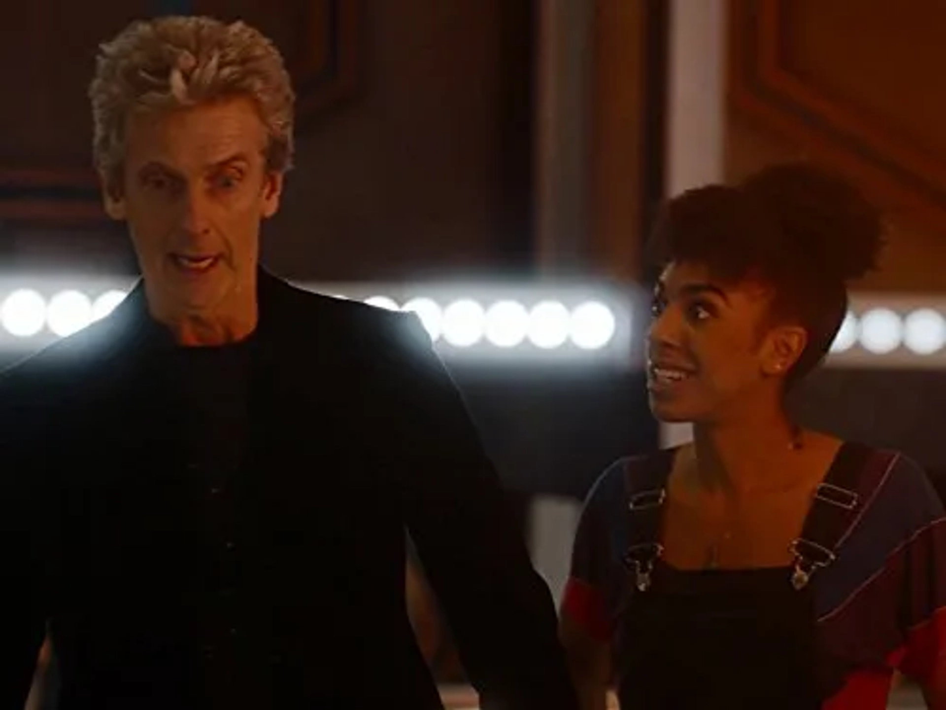 Peter Capaldi and Pearl Mackie in Doctor Who (2005)