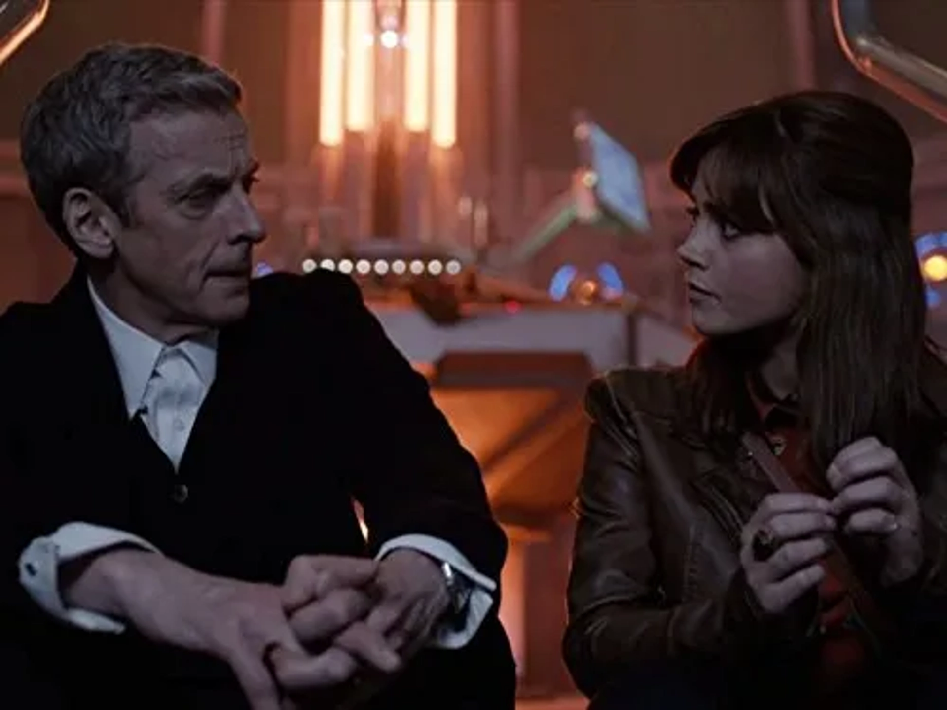 Peter Capaldi and Jenna Coleman in Doctor Who (2005)