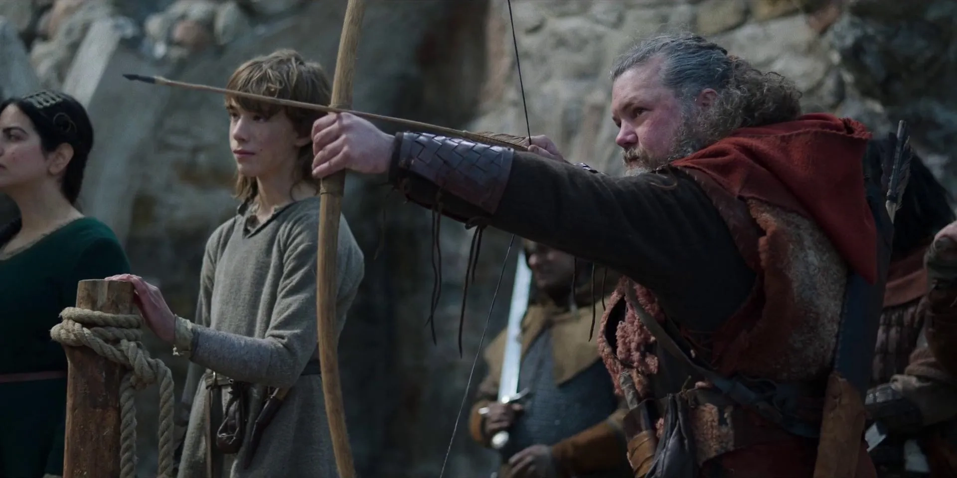 Jack Bergenholtz Henriksson, Martin Norström, Martin Norström, and Maria Nohra in Ronja the Robber's Daughter (2024)