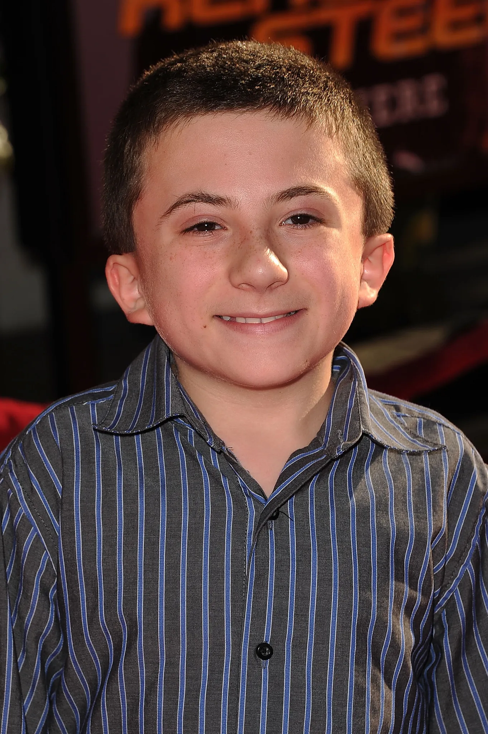 Atticus Shaffer at an event for Real Steel (2011)