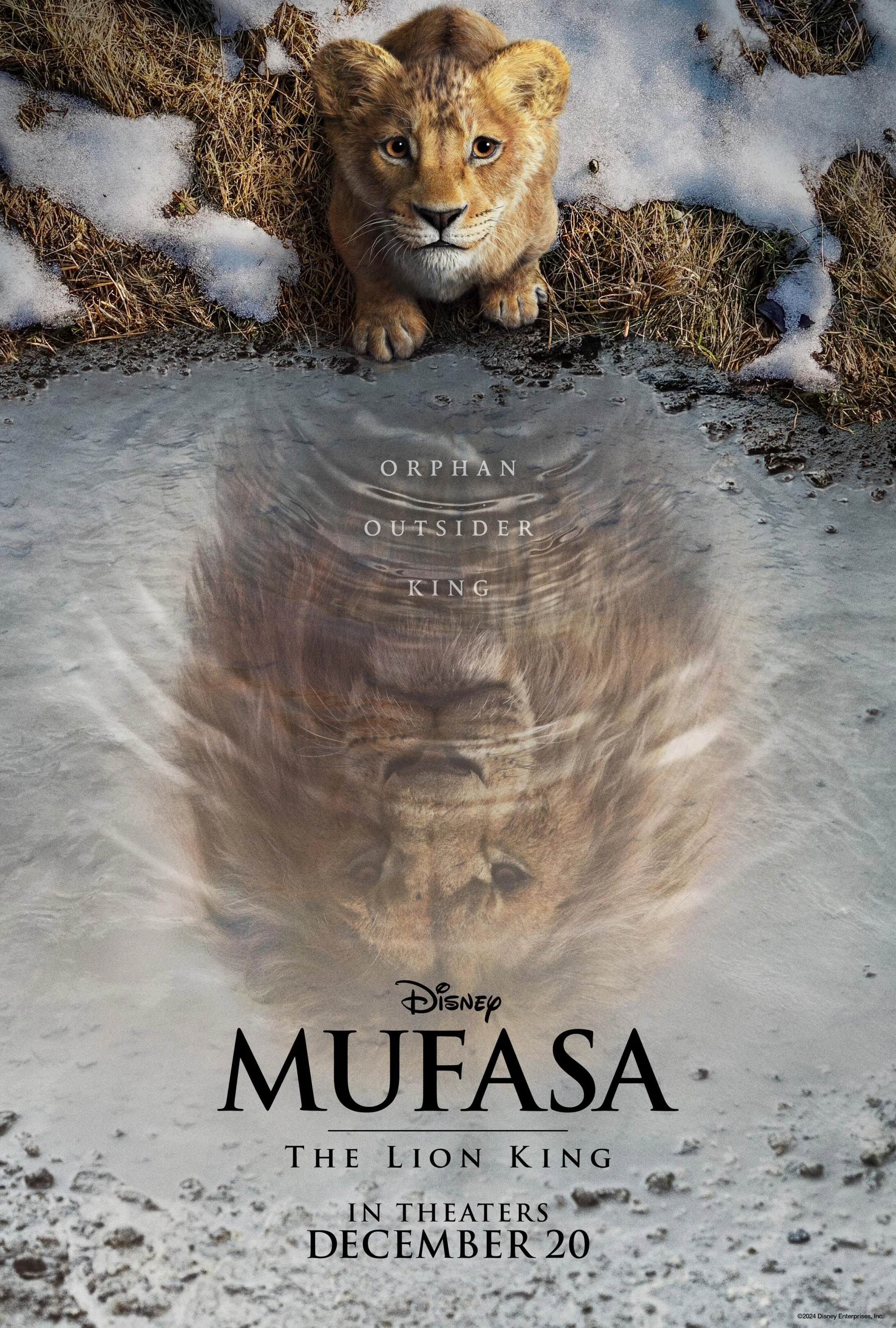 Aaron Pierre and Braelyn Rankins in Mufasa: The Lion King (2024)