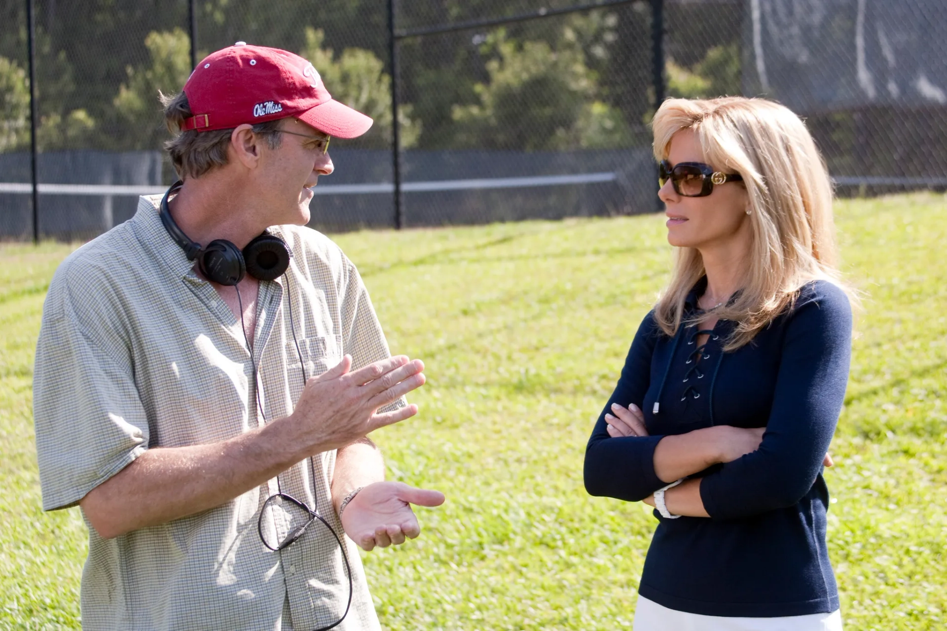Sandra Bullock and John Lee Hancock in The Blind Side (2009)