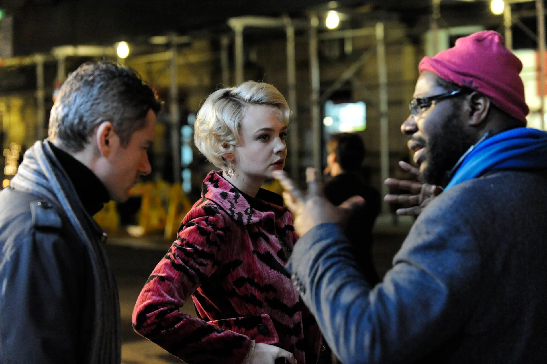 James Badge Dale, Carey Mulligan, and Steve McQueen in Shame (2011)