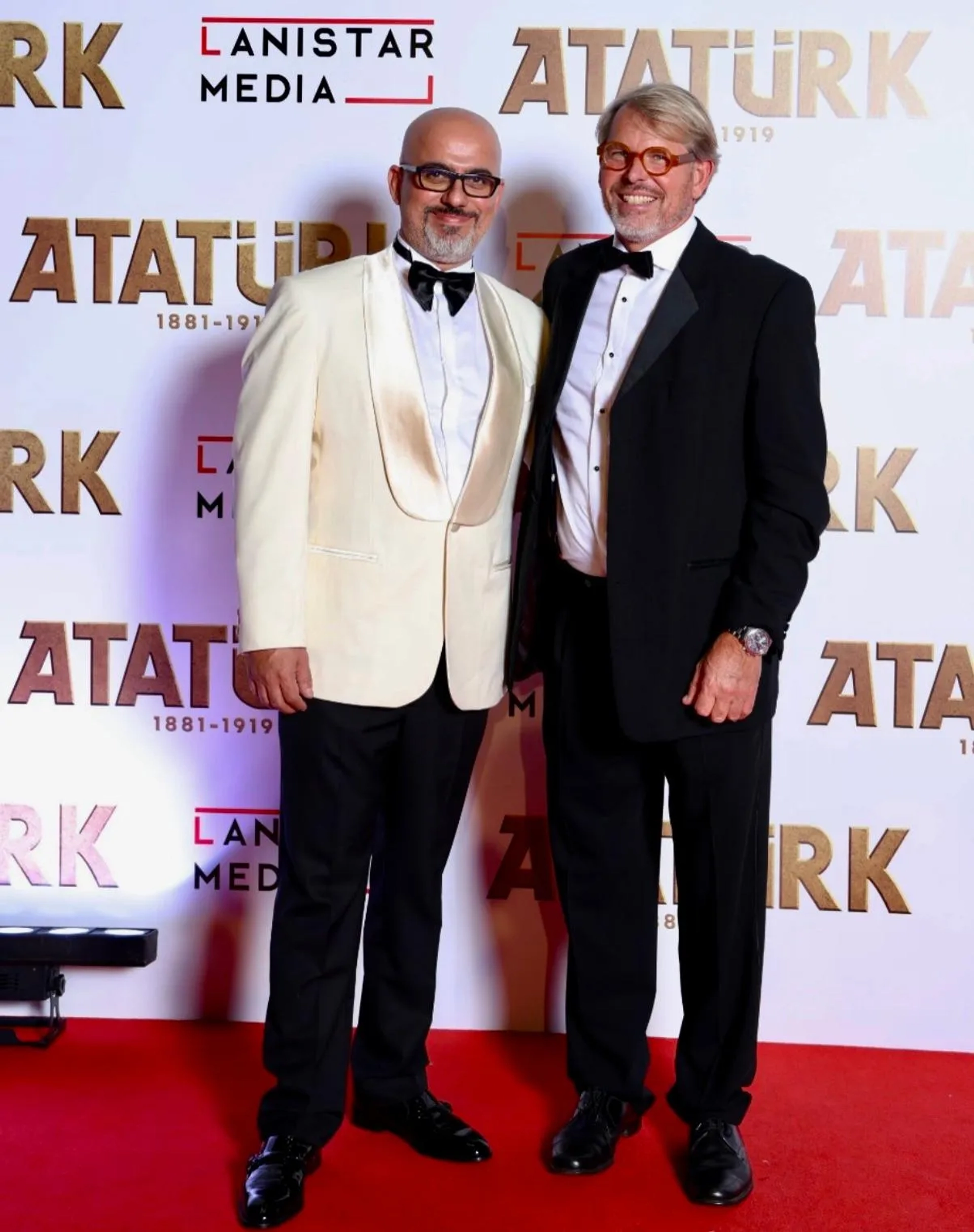 Torben Forsberg and Mehmet Ada Öztekin at an event for Atatürk 1881 - 1919 (2023)