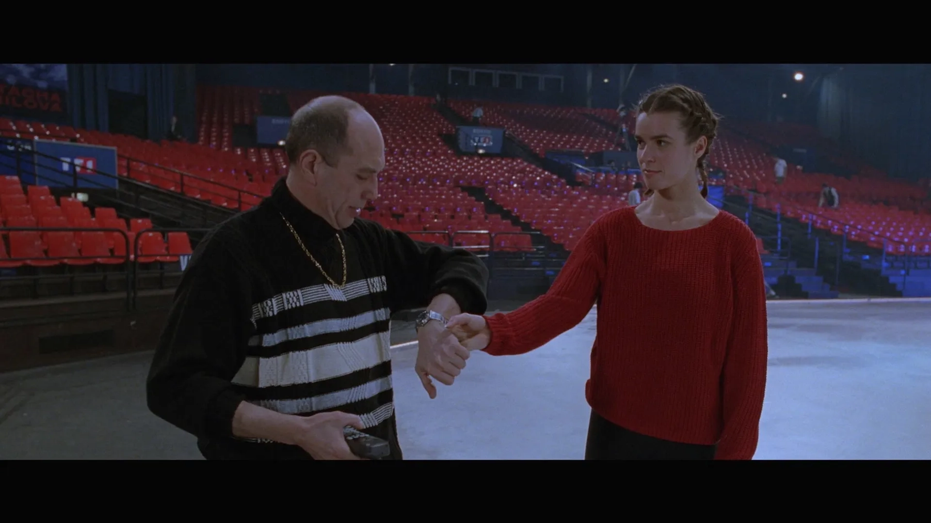 Katarina Witt and Féodor Atkine in Ronin (1998)