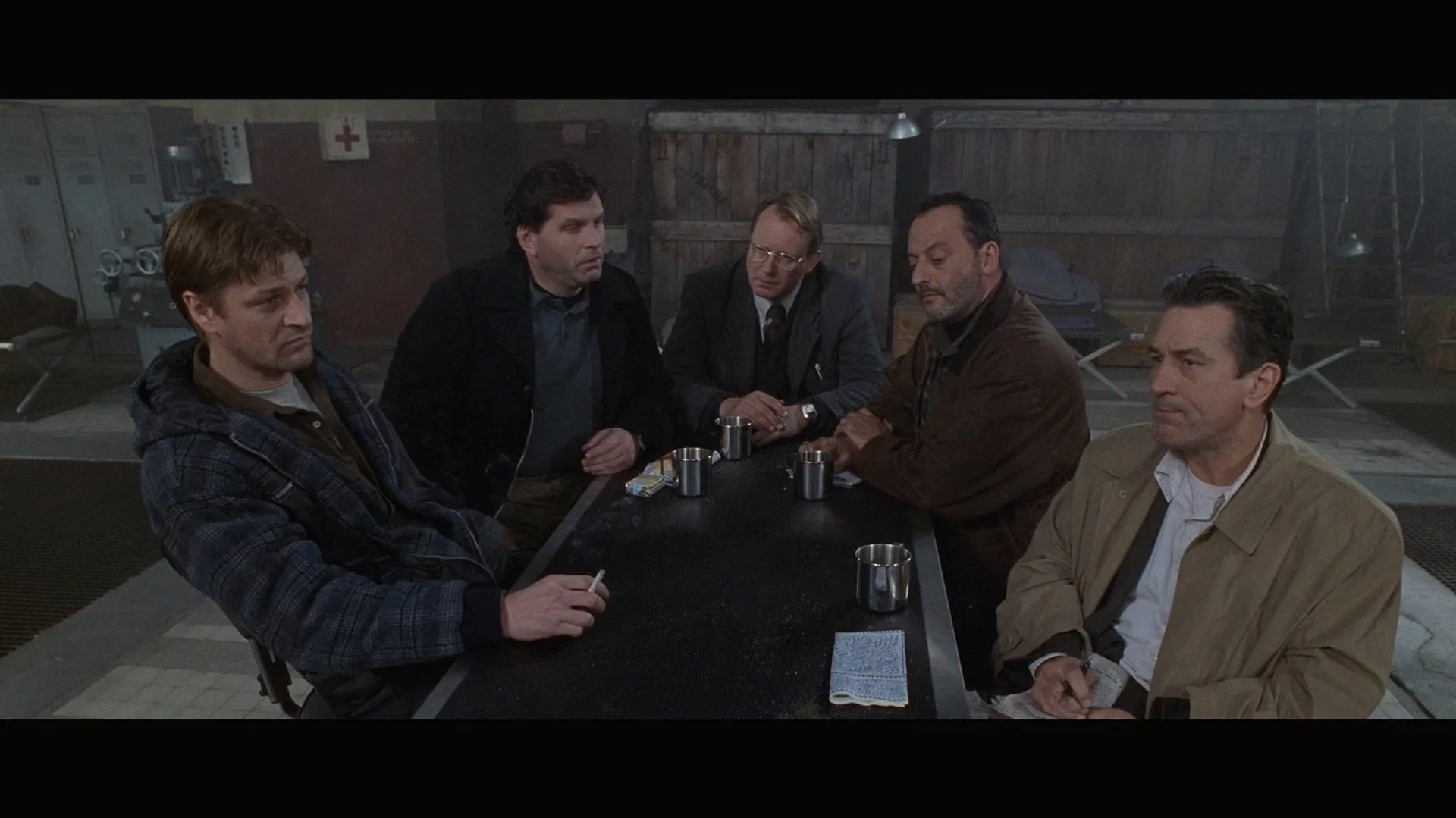 Robert De Niro, Sean Bean, Jean Reno, Stellan Skarsgård, and Skipp Sudduth in Ronin (1998)