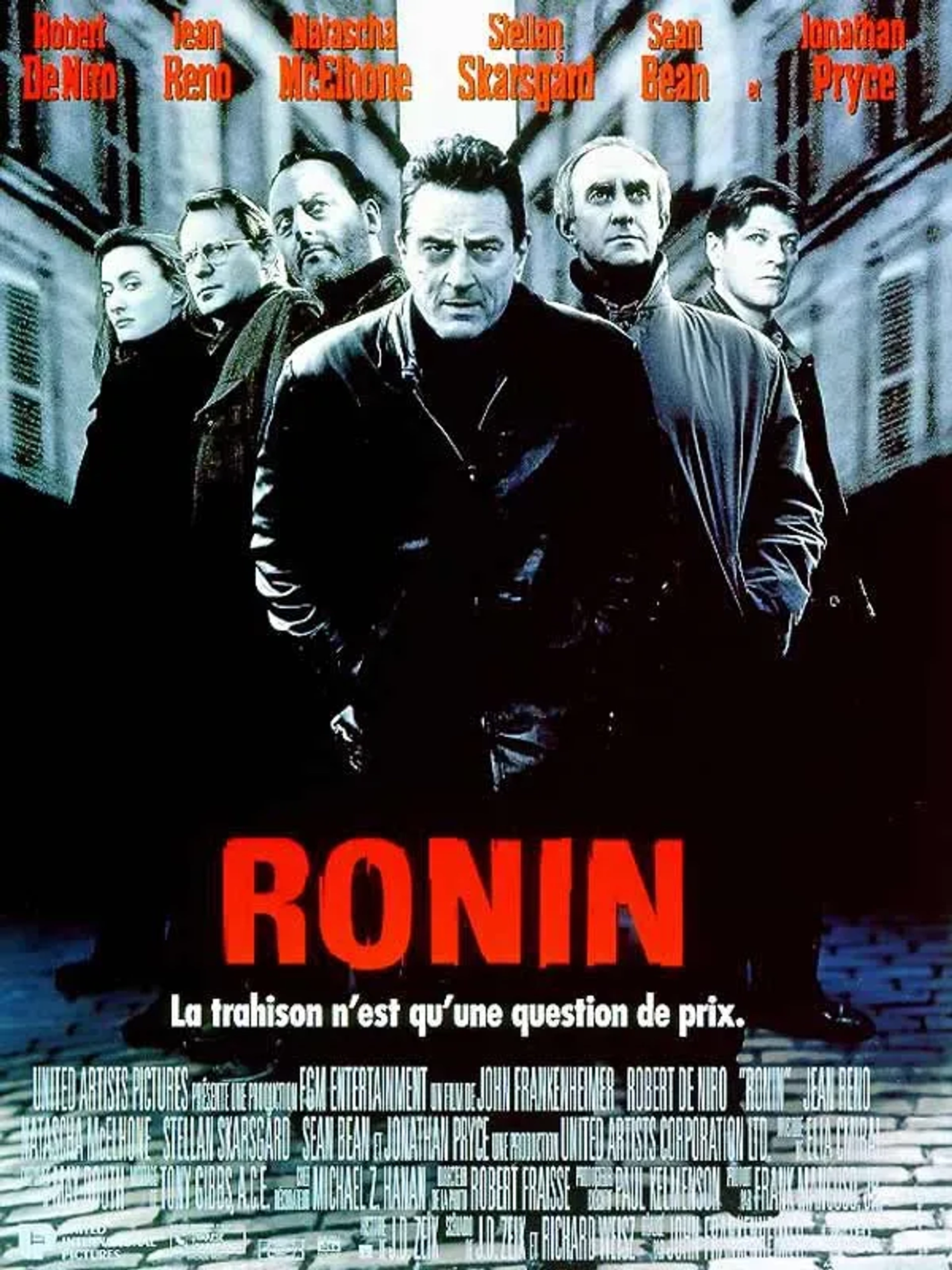 Robert De Niro, Sean Bean, Jonathan Pryce, Jean Reno, Natascha McElhone, and Stellan Skarsgård in Ronin (1998)