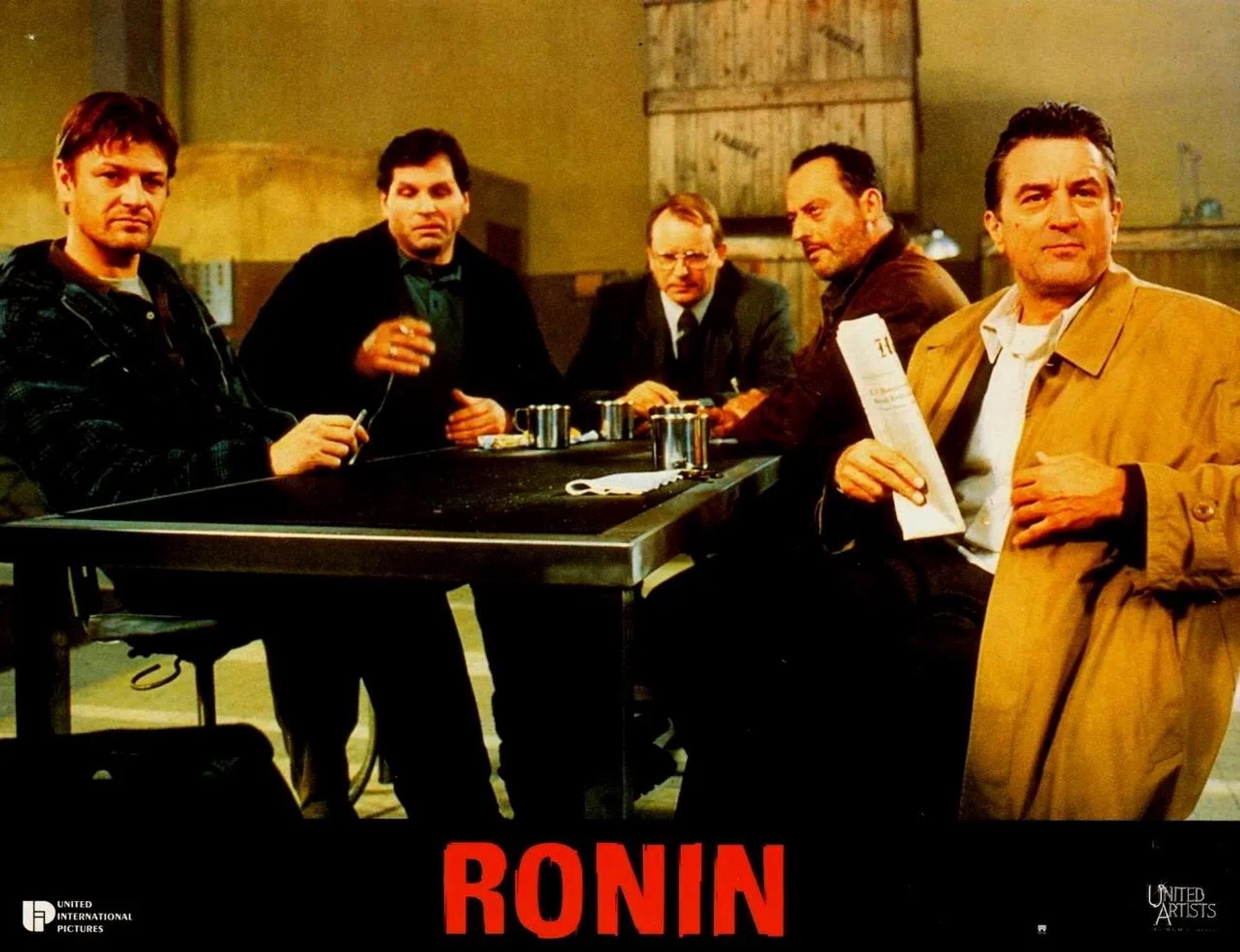 Robert De Niro, Sean Bean, Jean Reno, Stellan Skarsgård, and Skipp Sudduth in Ronin (1998)