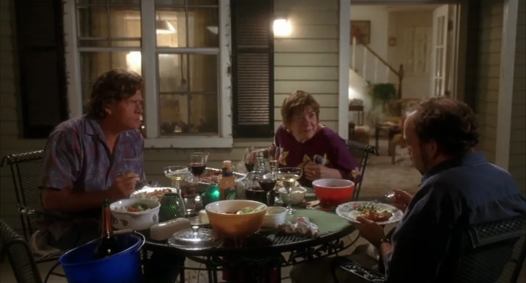 Thomas Haden Church, Marylouise Burke, and Paul Giamatti in Sideways (2004)