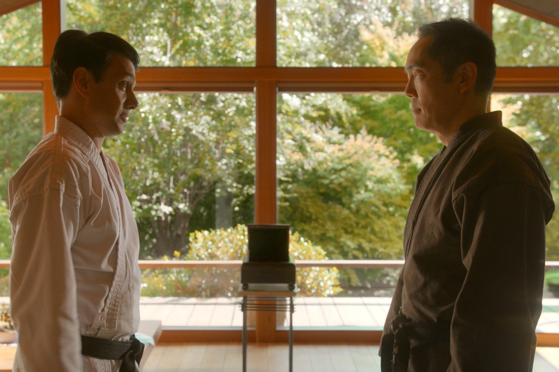 Ralph Macchio and Yuji Okumoto in Miyagi-Do (2021)