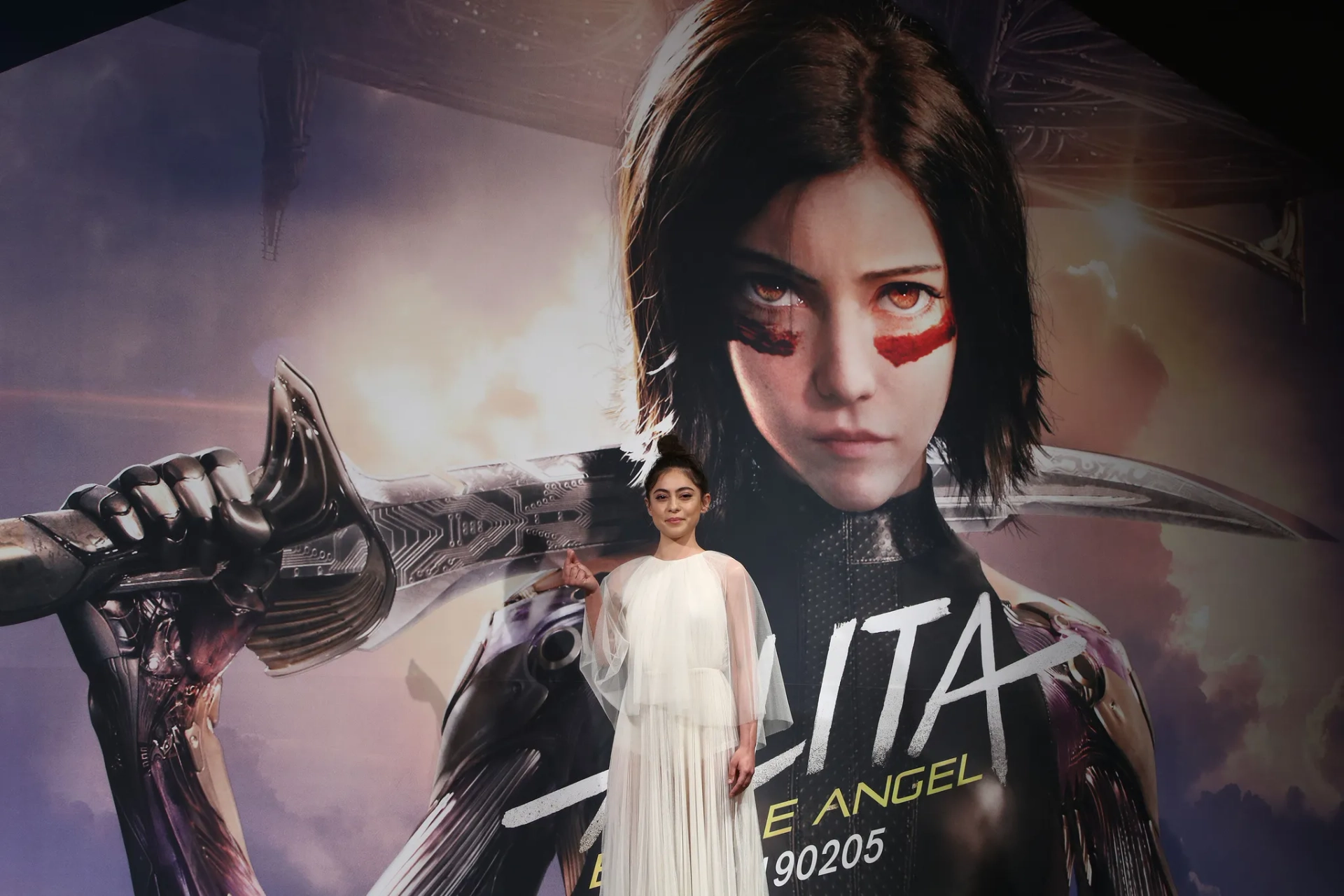 Rosa Salazar at an event for Alita: Battle Angel (2019)