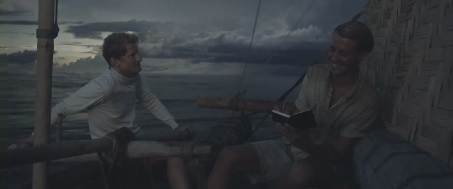 Pål Sverre Hagen and Odd-Magnus Williamson in Kon-Tiki (2012)