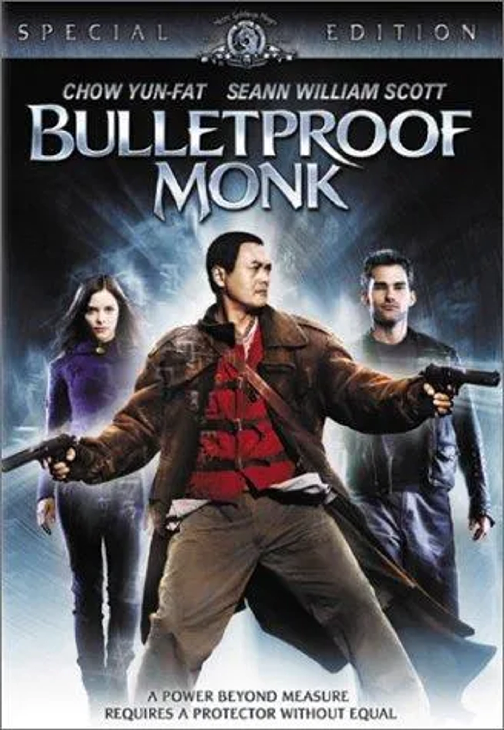 Chow Yun-Fat, Seann William Scott, and Jaime King in Bulletproof Monk (2003)