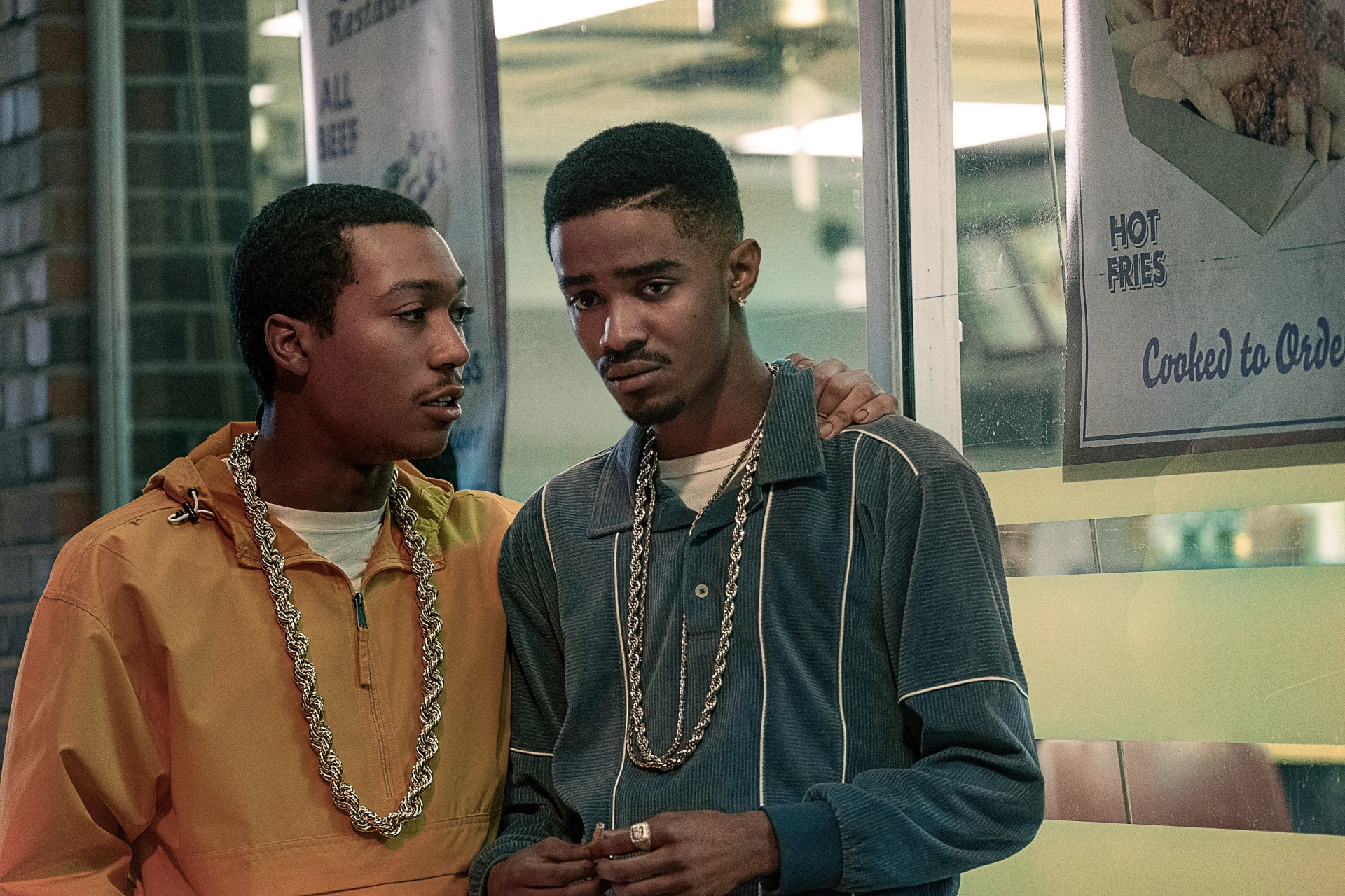 Demetrius Flenory Jr. and Myles Truitt in BMF (2021)