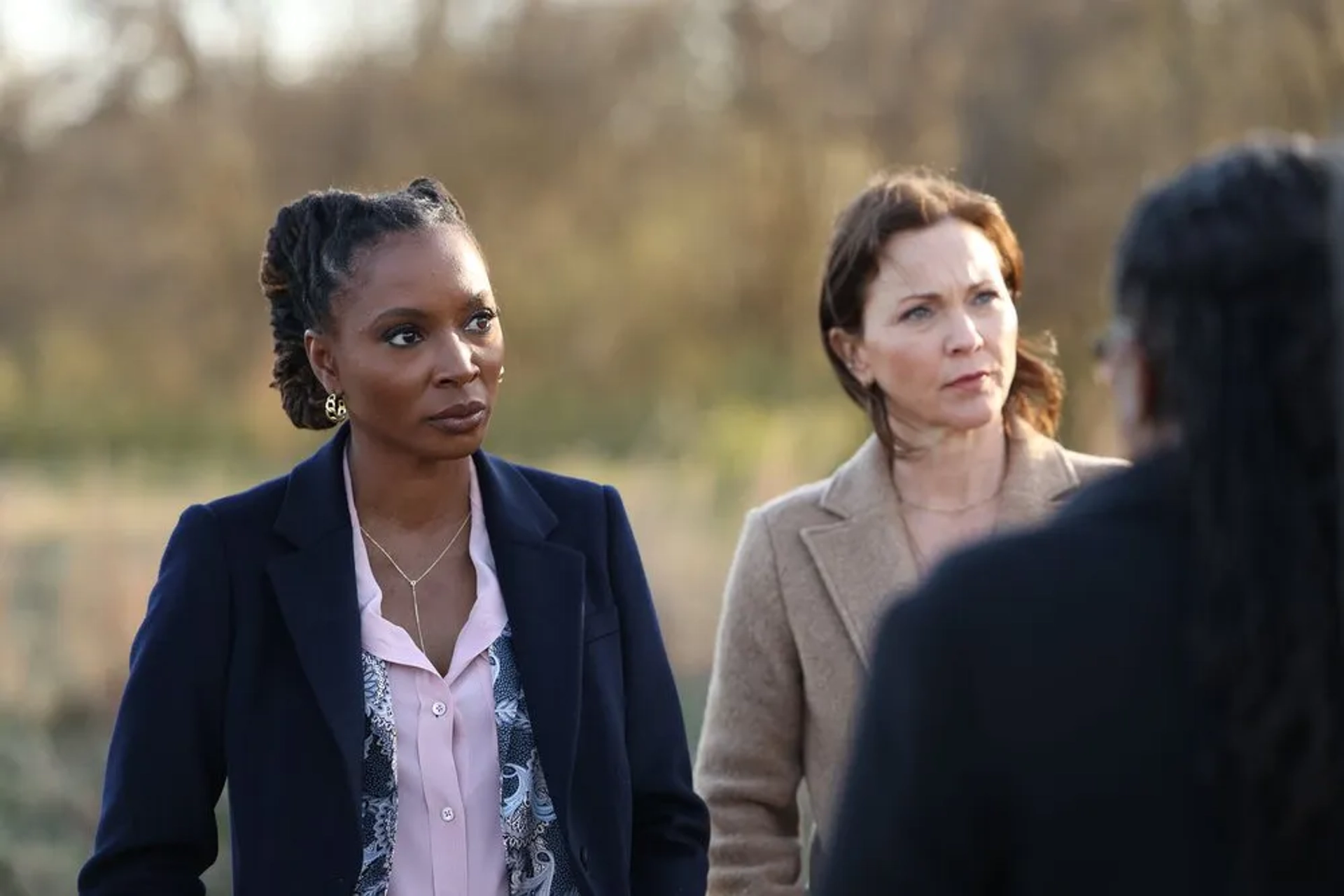 Kelli Williams and Shanola Hampton in Missing While Eccentric (2024)