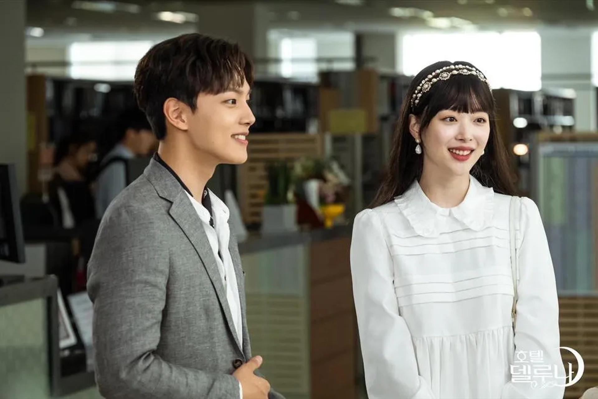 Yeo Jin-goo and Sulli Choi in Hotel Del Luna (2019)