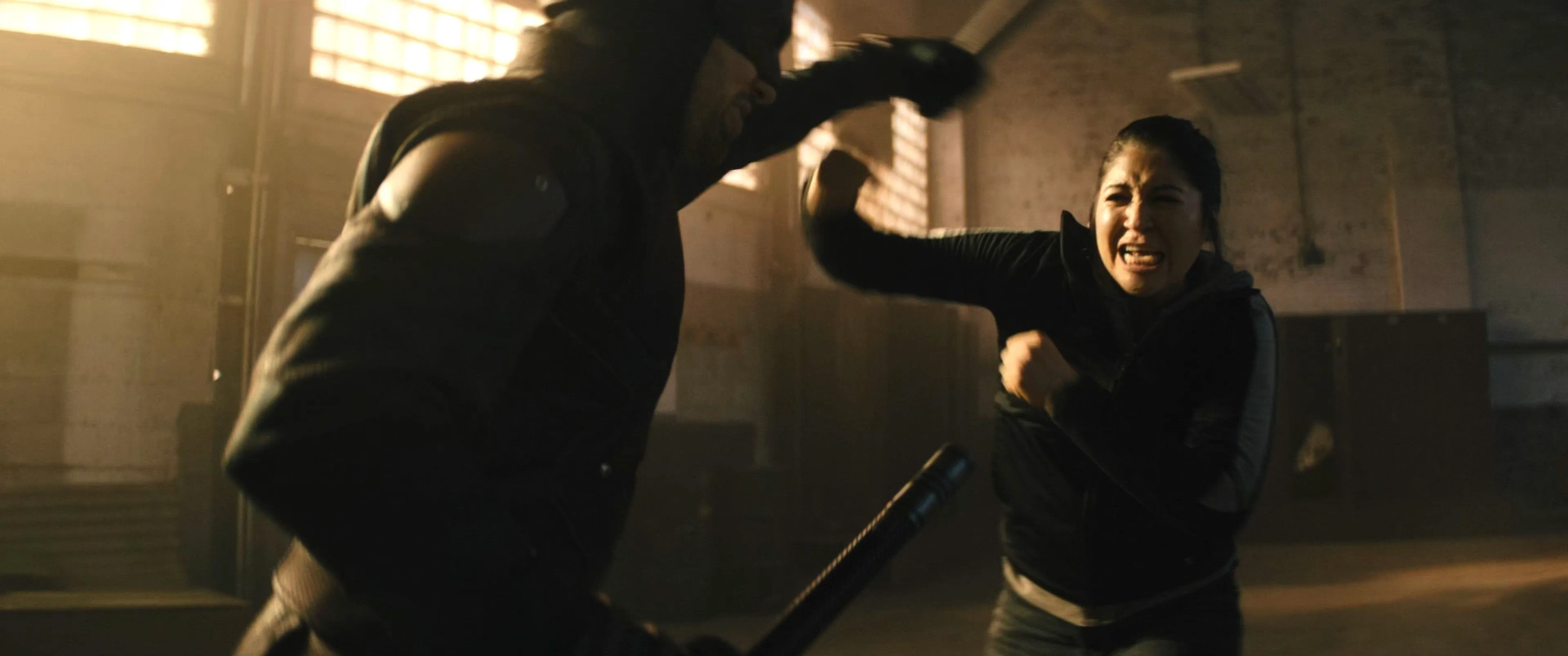 Alaqua Cox and Charlie Cox in Echo (2023)