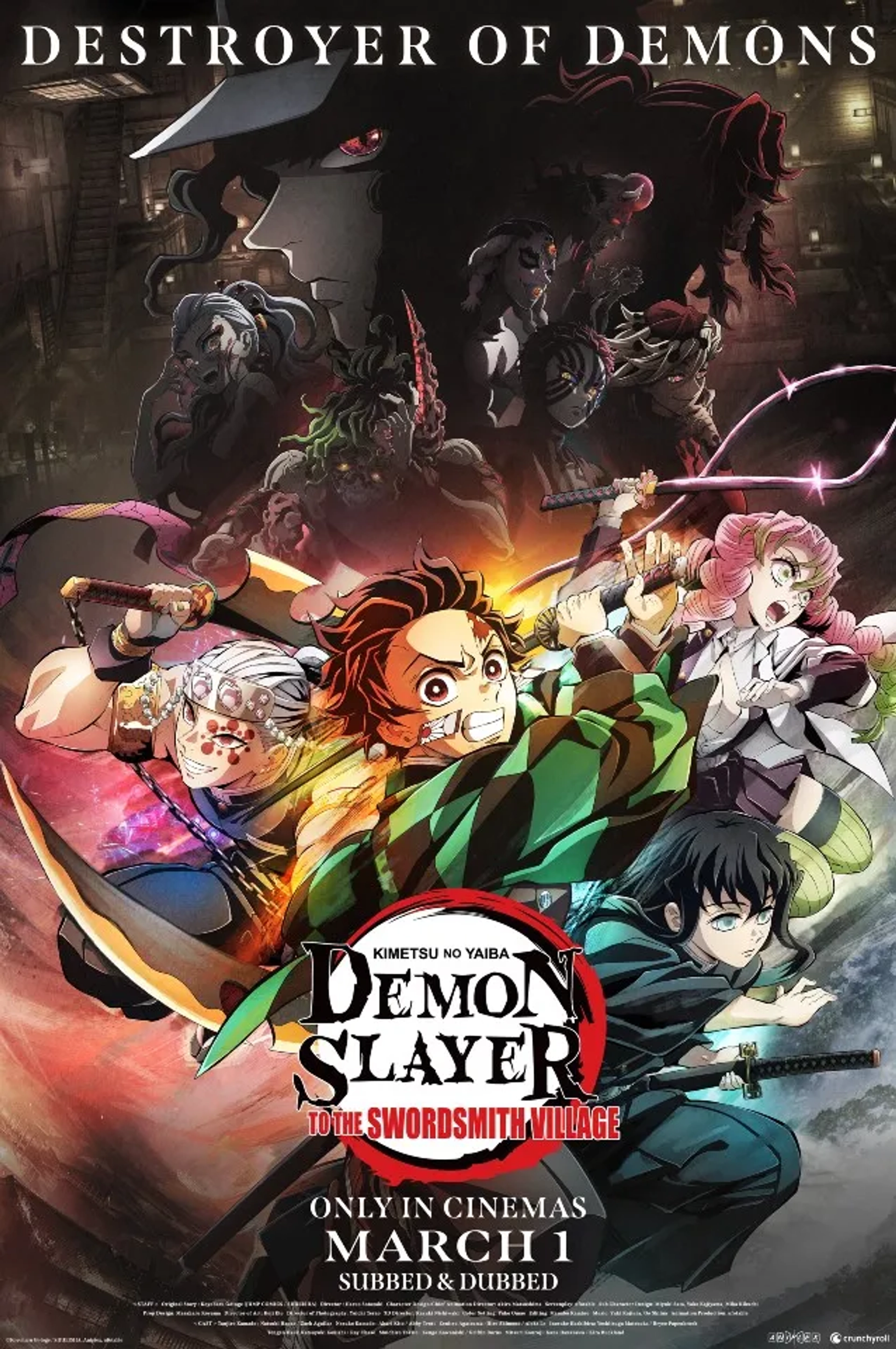 Akira Ishida, Katsuyuki Konishi, and Natsuki Hanae in Demon Slayer: Kimetsu No Yaiba - To the Swordsmith Village (2023)