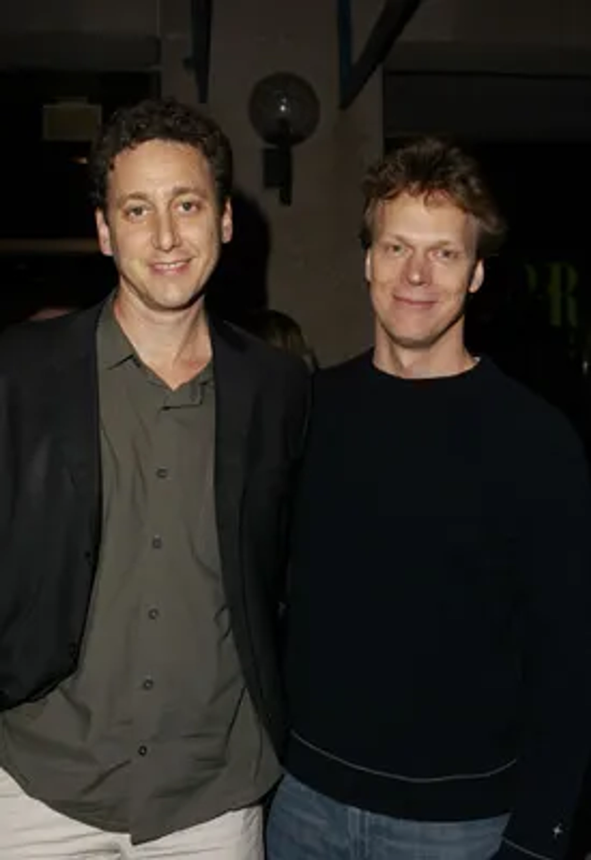 Peter Hedges and John Sloss at an event for Pieces of April (2003)