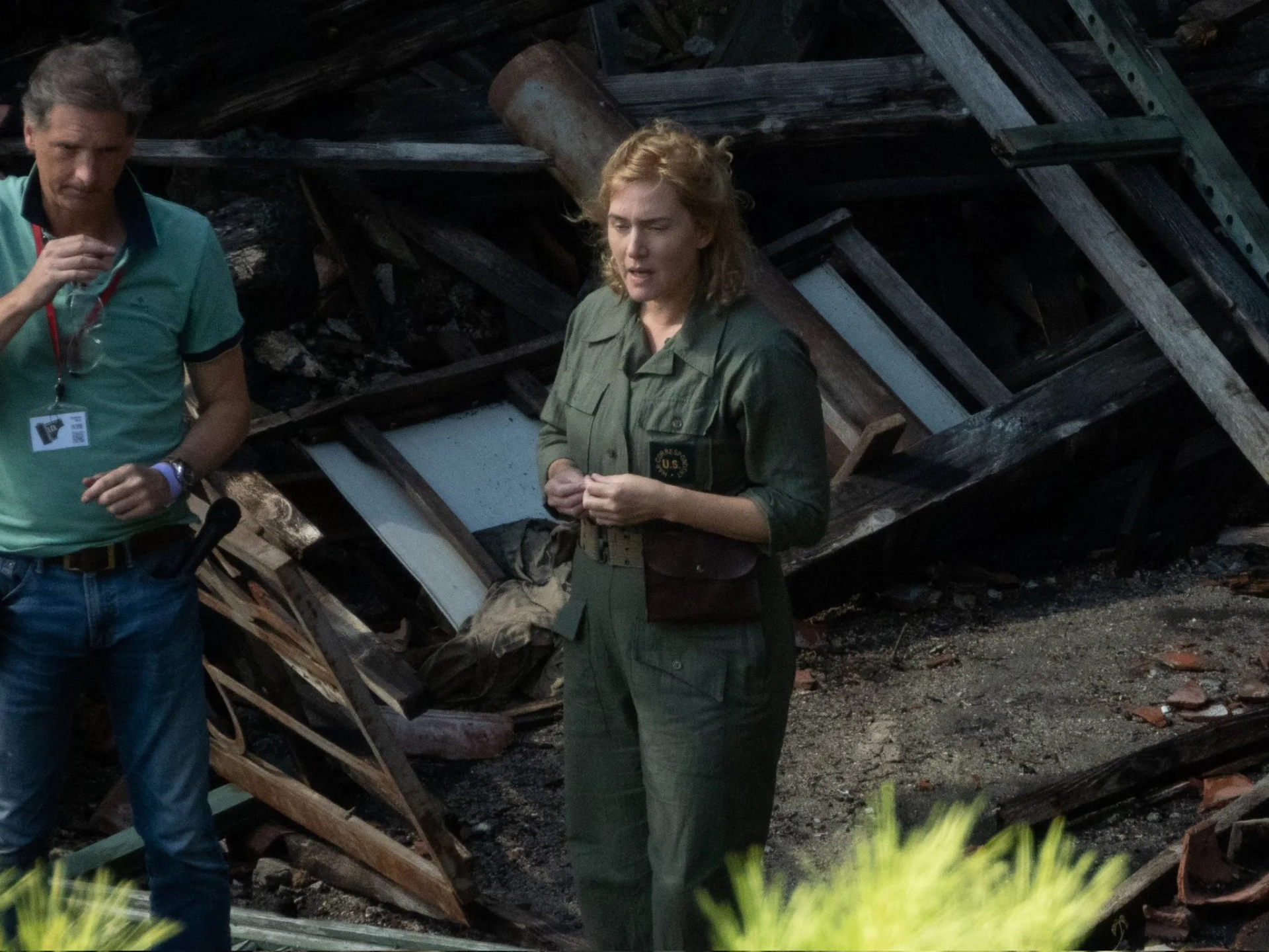 Kate Winslet and Richard Styles in Lee (2023)