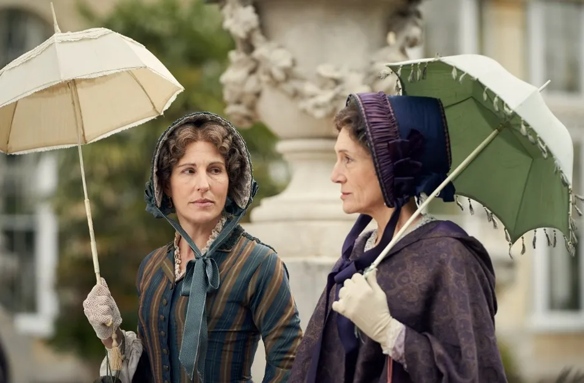 Tamsin Greig and Harriet Walter in Belgravia (2020)