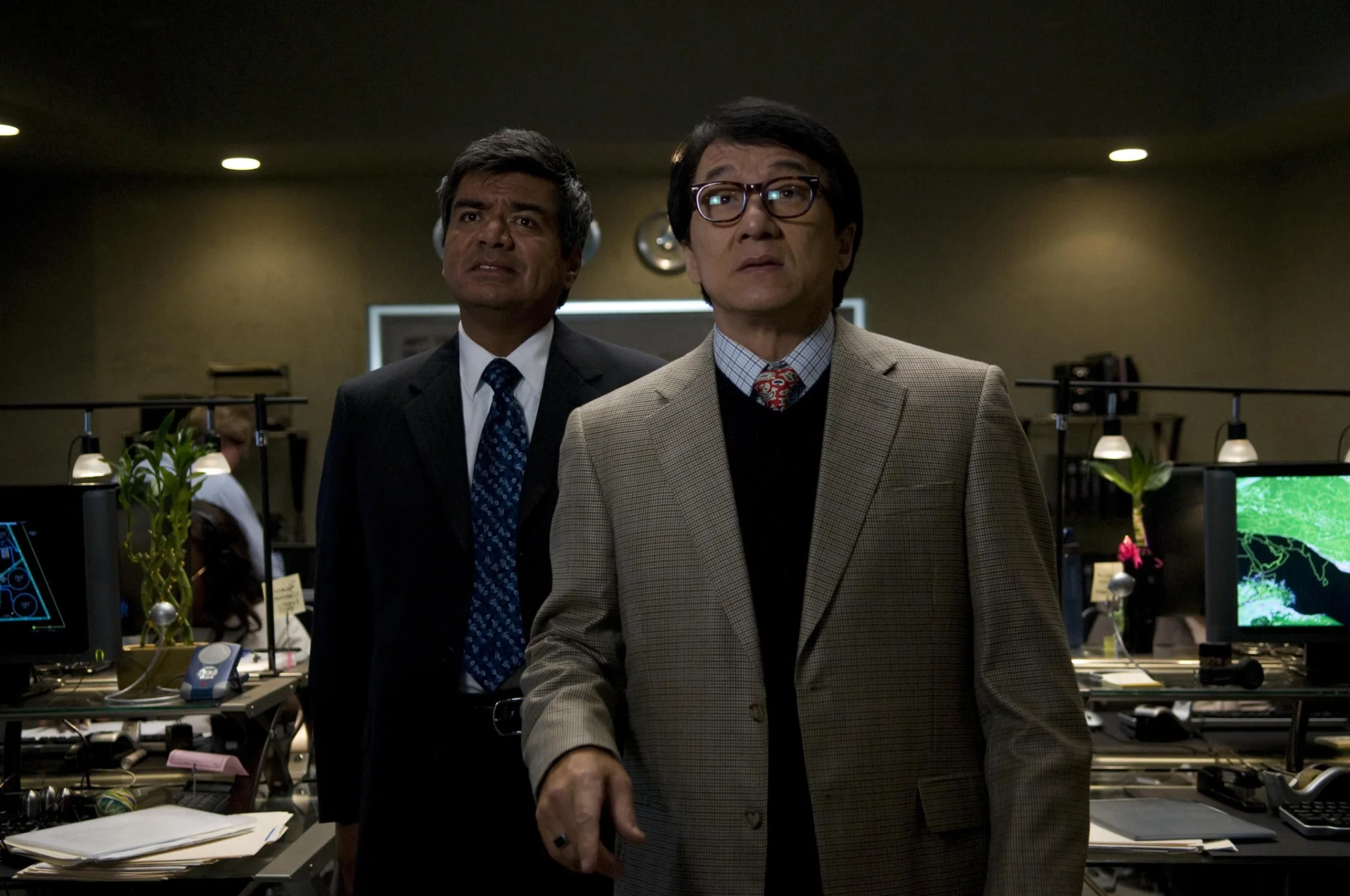 Jackie Chan and George Lopez in The Spy Next Door (2010)