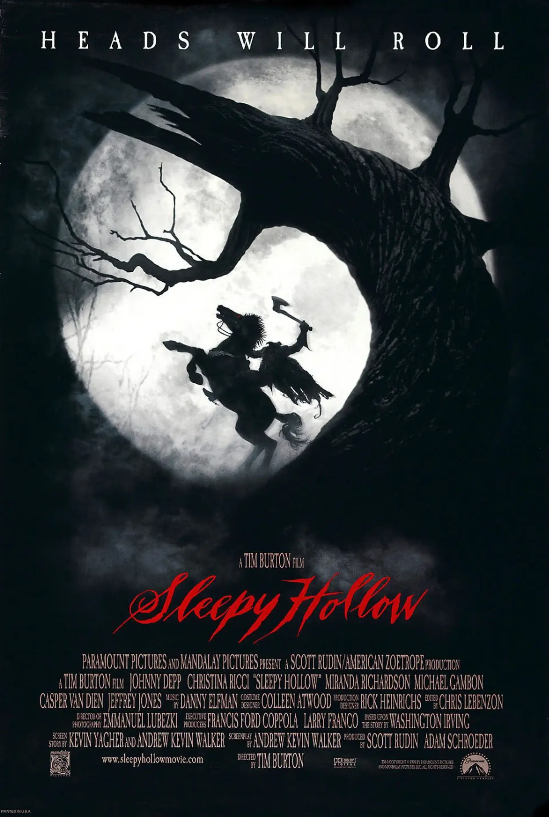 فیلم افسانه سوار بی سر (Sleepy Hollow 1999)