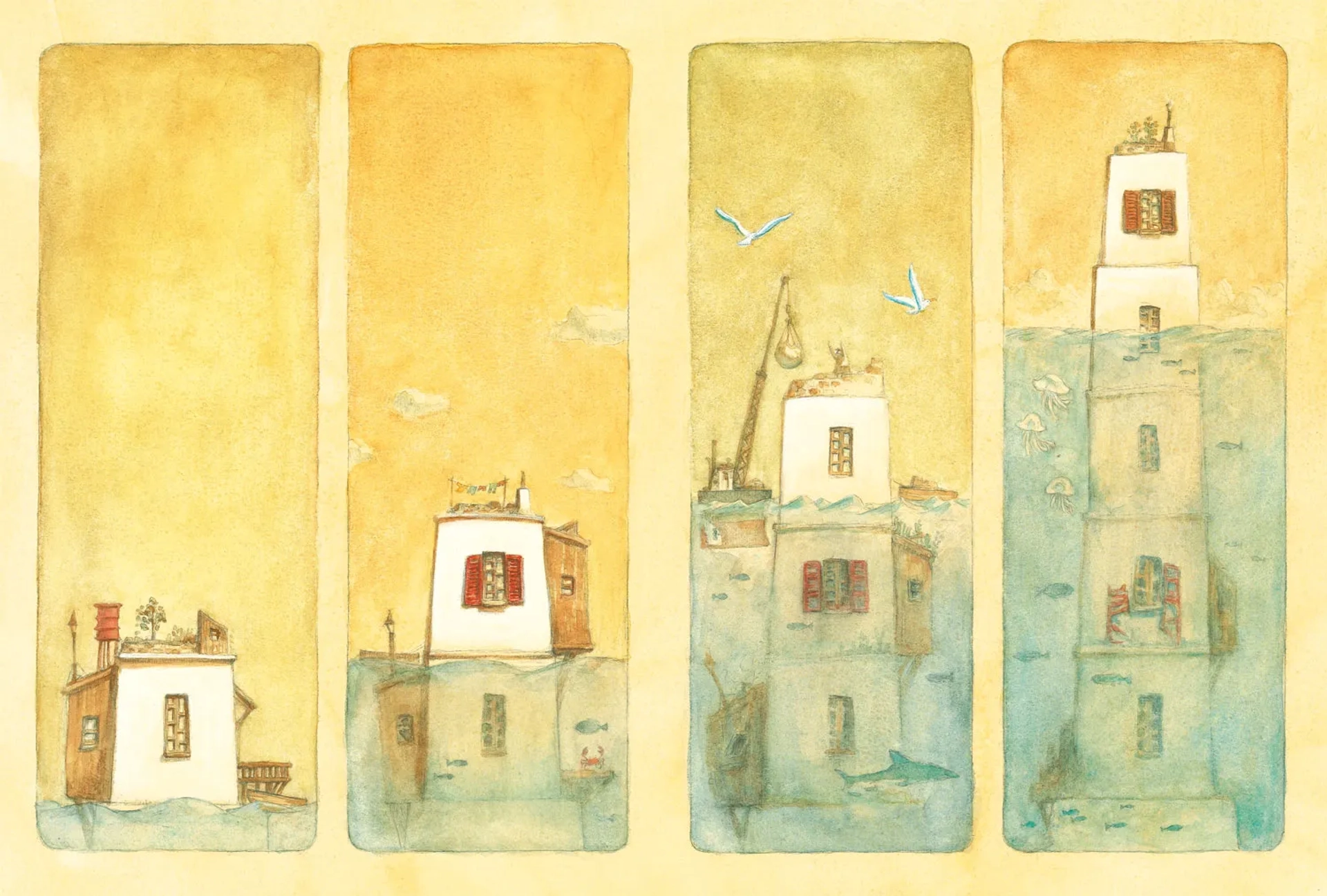 انیمیشن خانه مکعب‌های کوچک (The House of Small Cubes 2008)