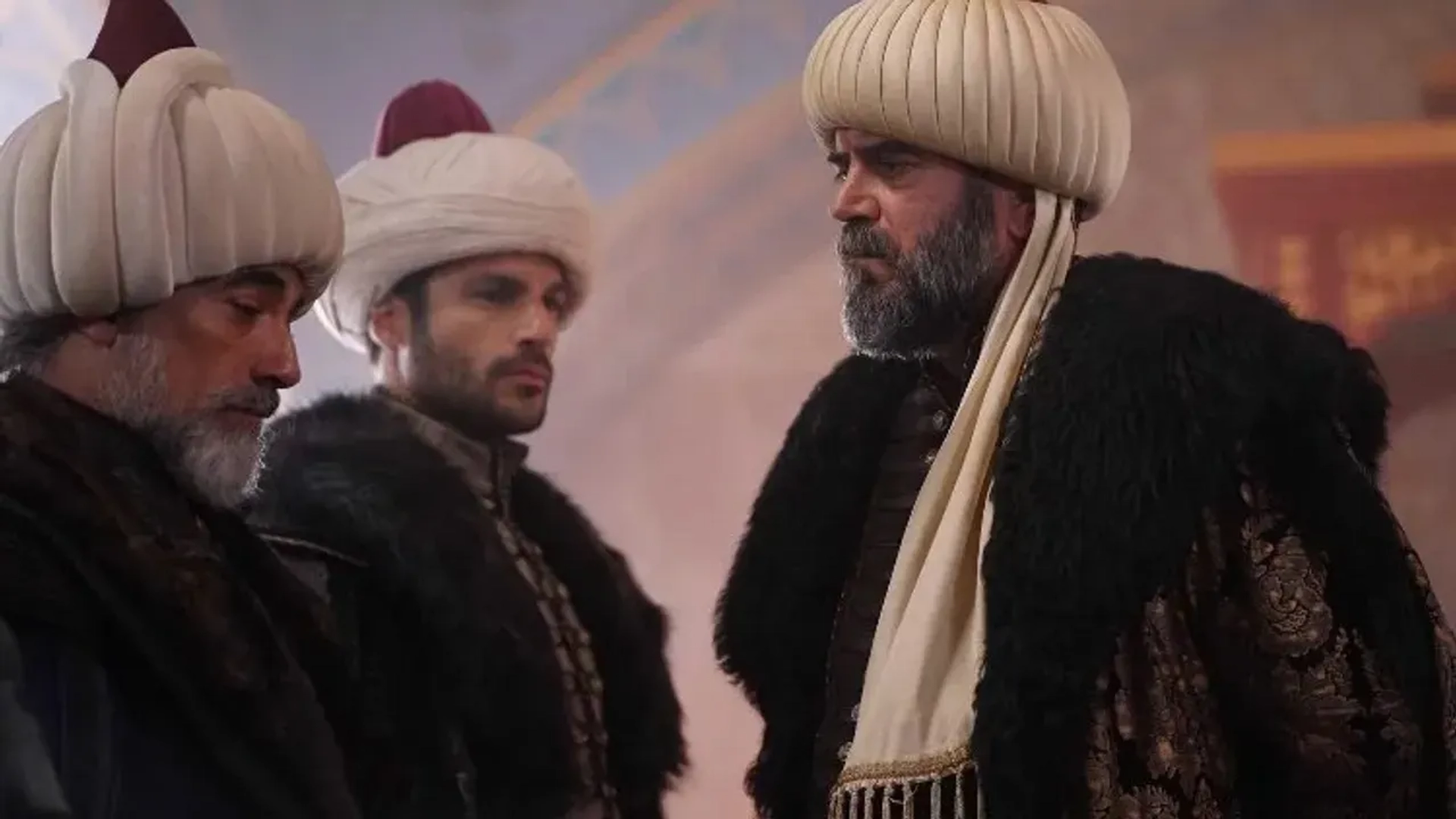 Teoman Kumbaracibasi, Selim Bayraktar, and Serkan Çayoglu at an event for Mehmed: Fetihler Sultani (2024)