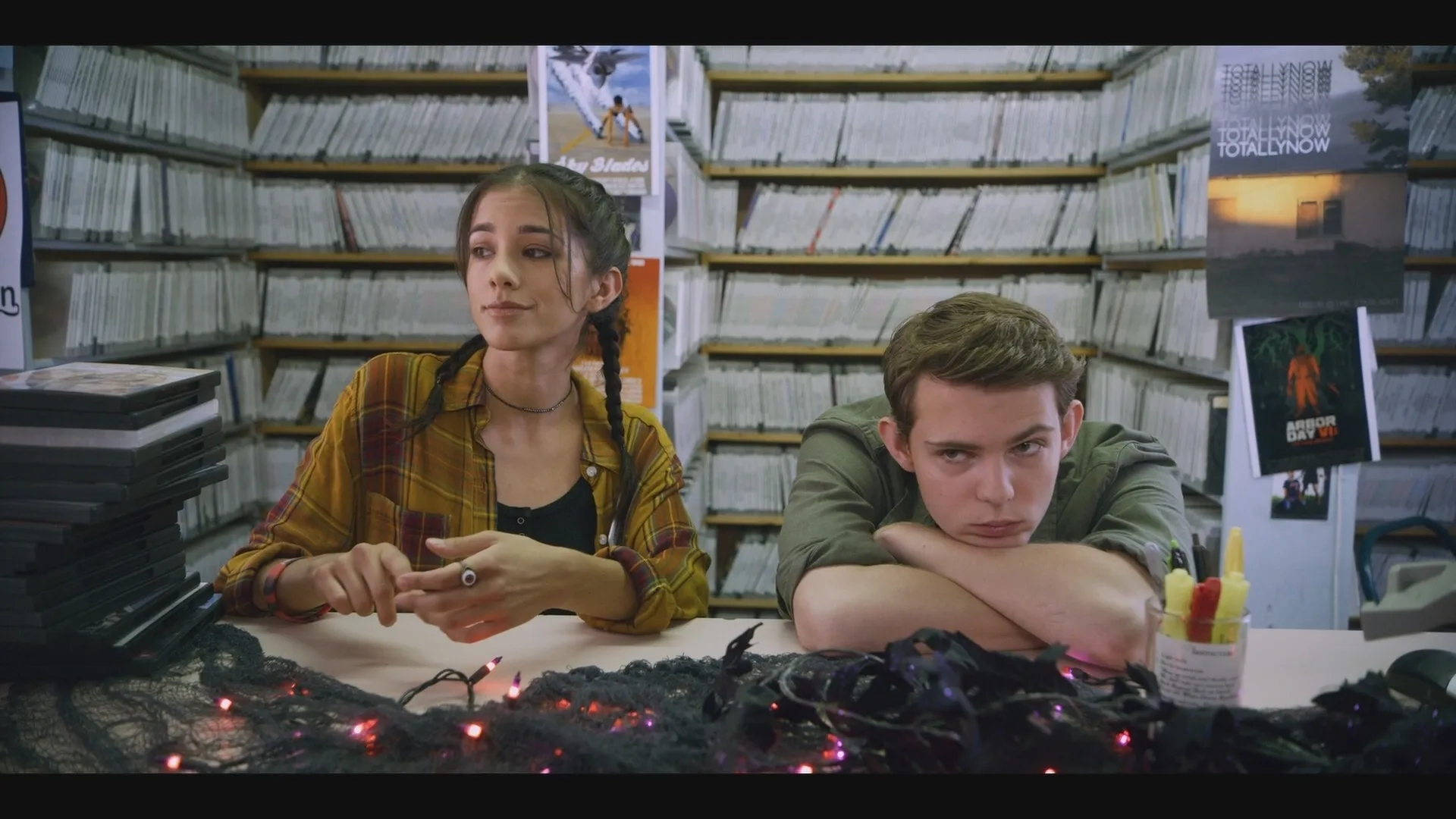Robbie Kay and Seychelle Gabriel in Blood Fest (2018)
