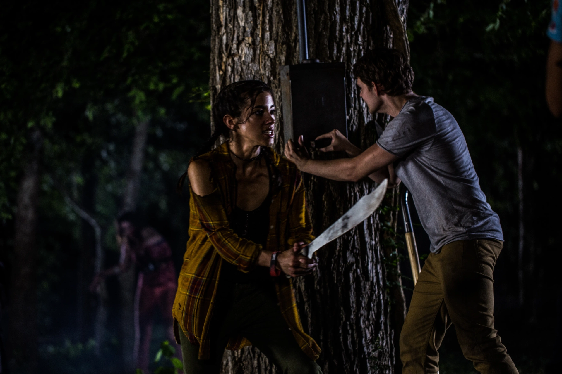 Robbie Kay and Seychelle Gabriel in Blood Fest (2018)