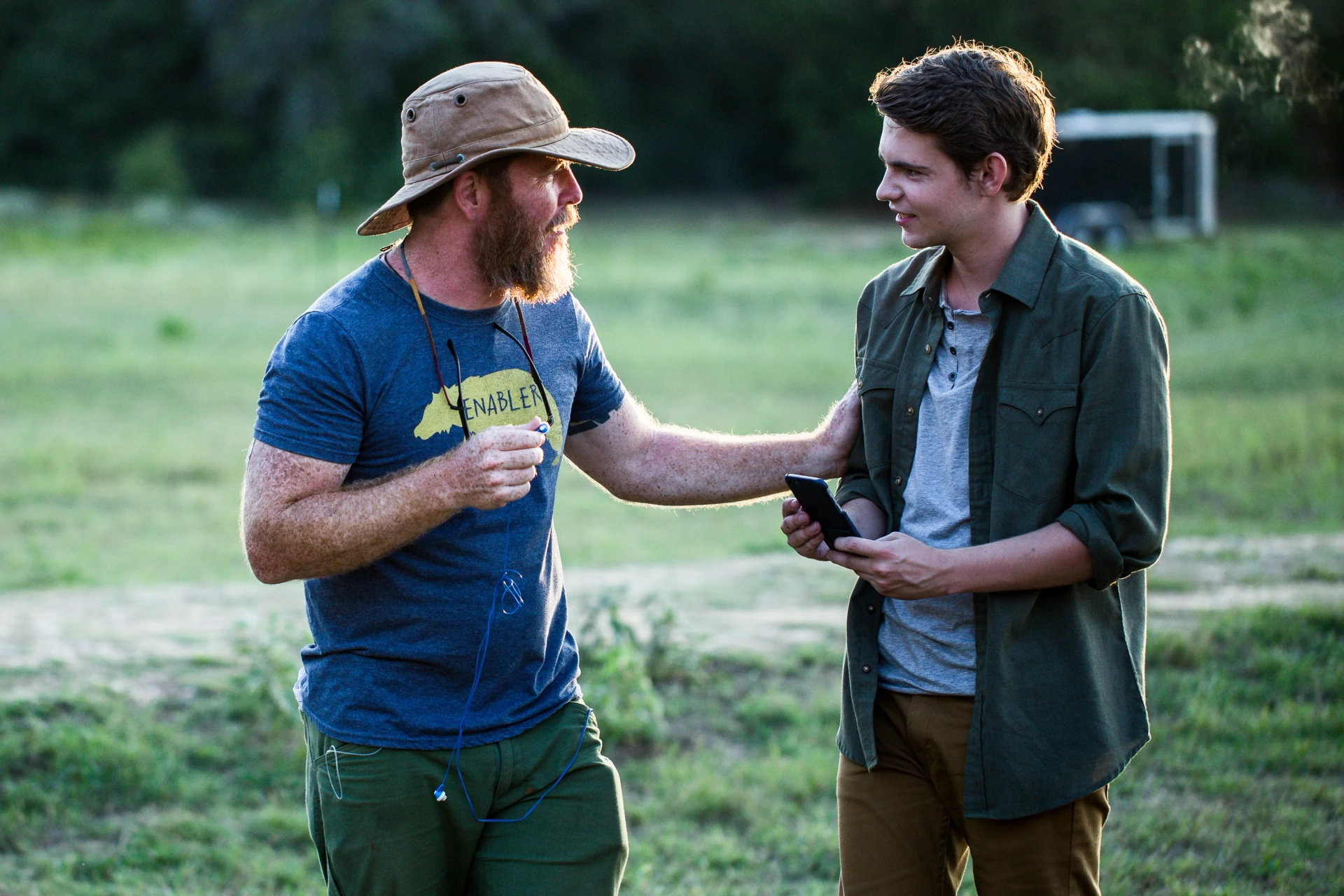 Owen Egerton and Robbie Kay in Blood Fest (2018)